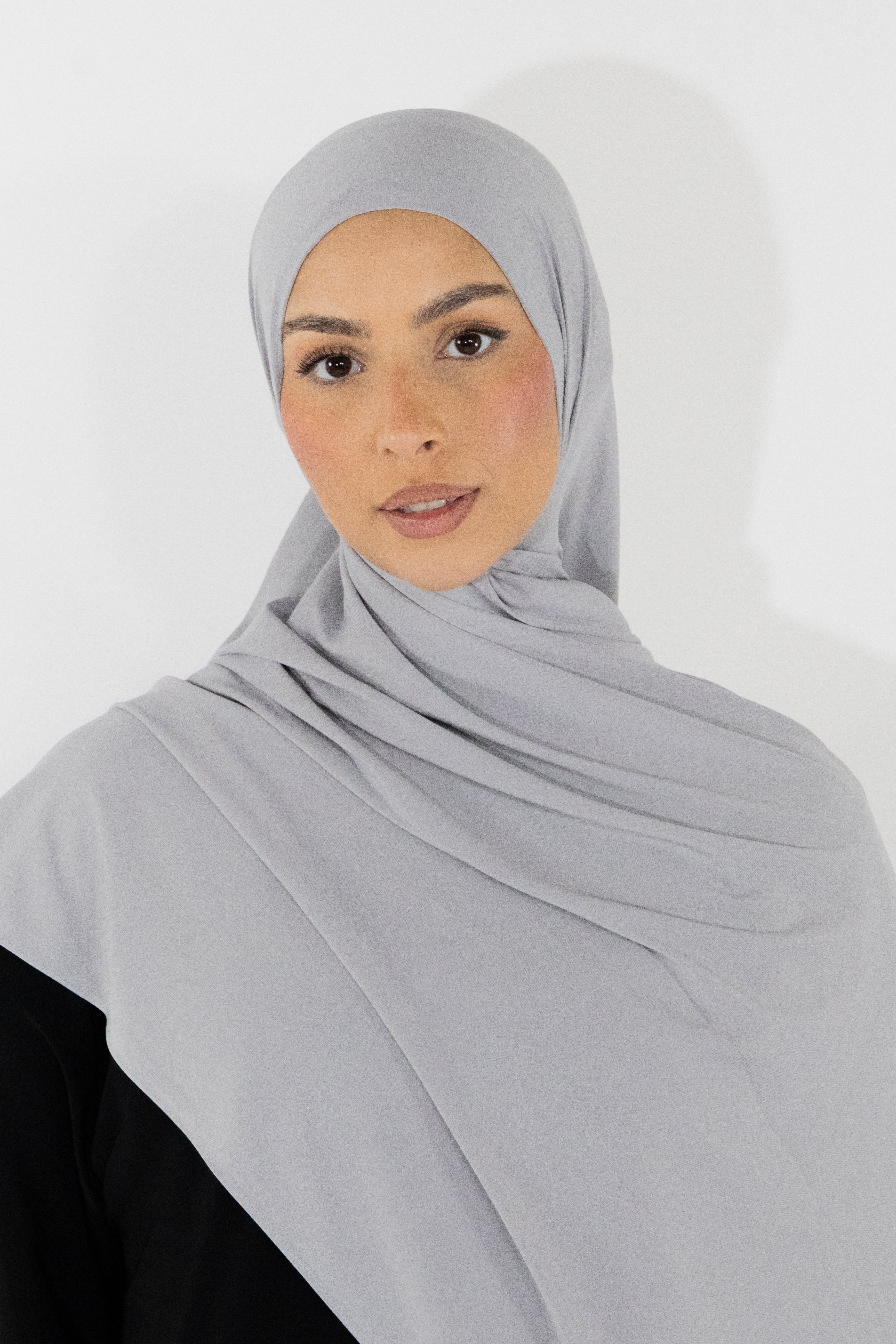 Hijab en jersey premium - Silver