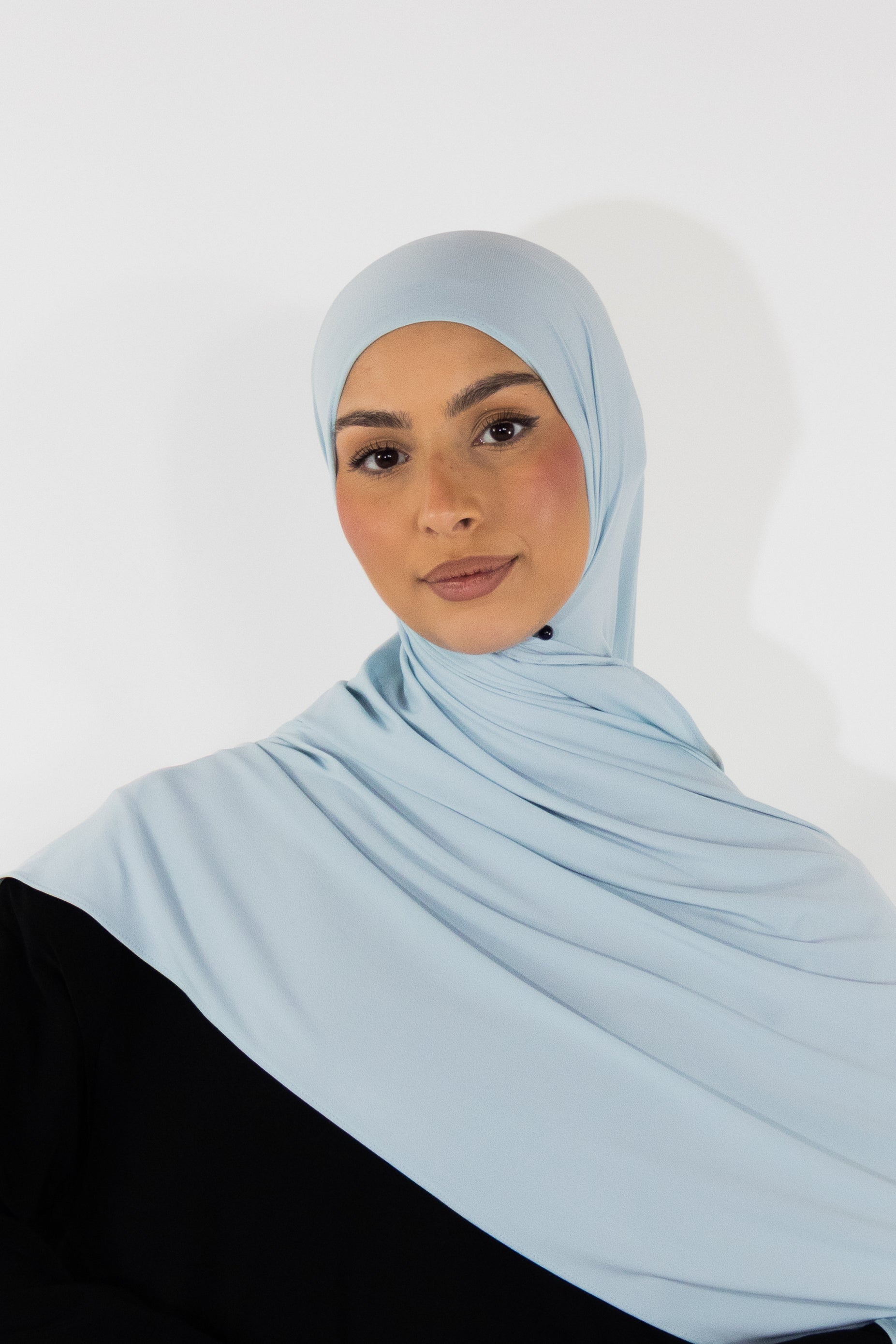 Hijab en jersey premium - Aqua