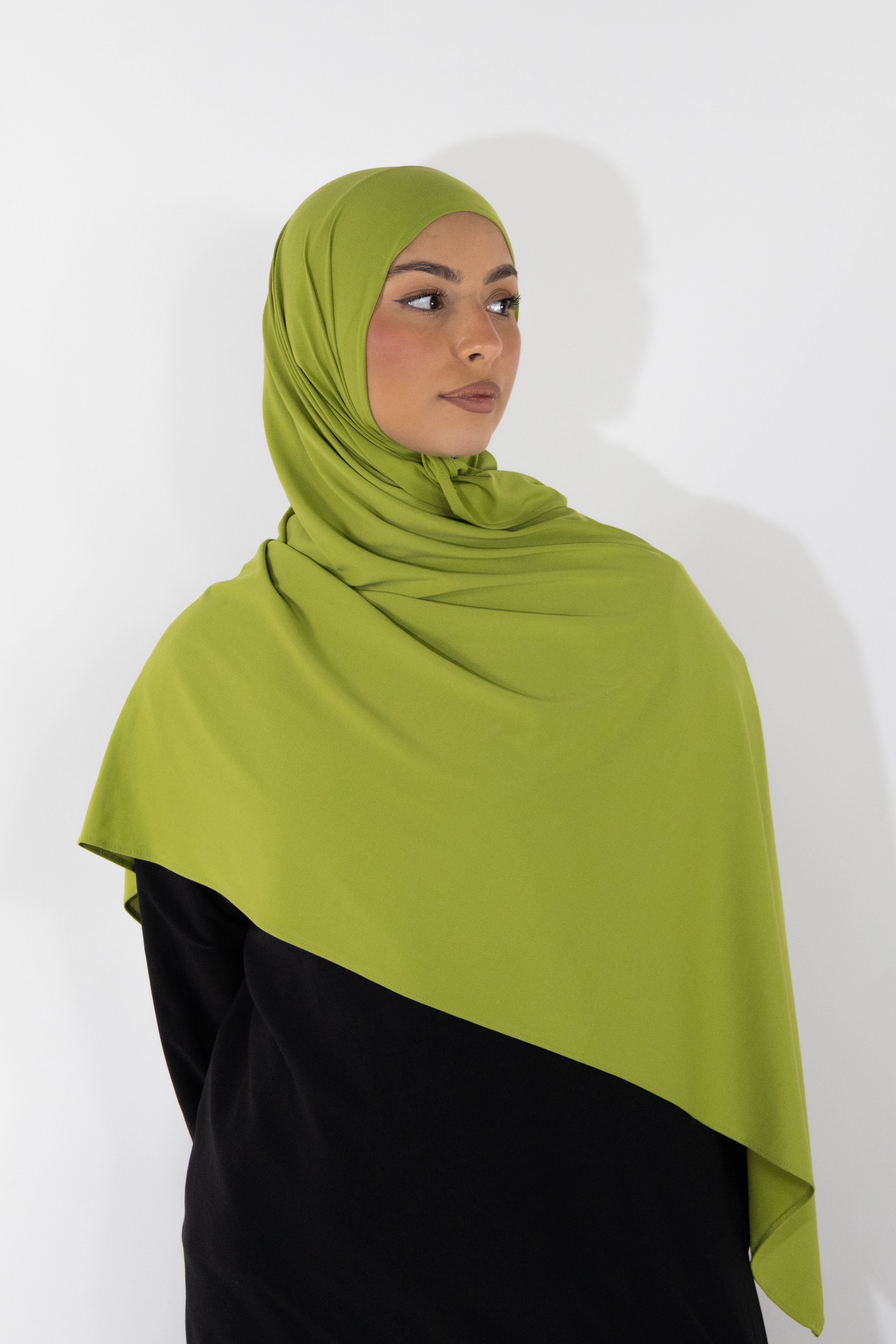 Premium jersey hijab - Pistachio