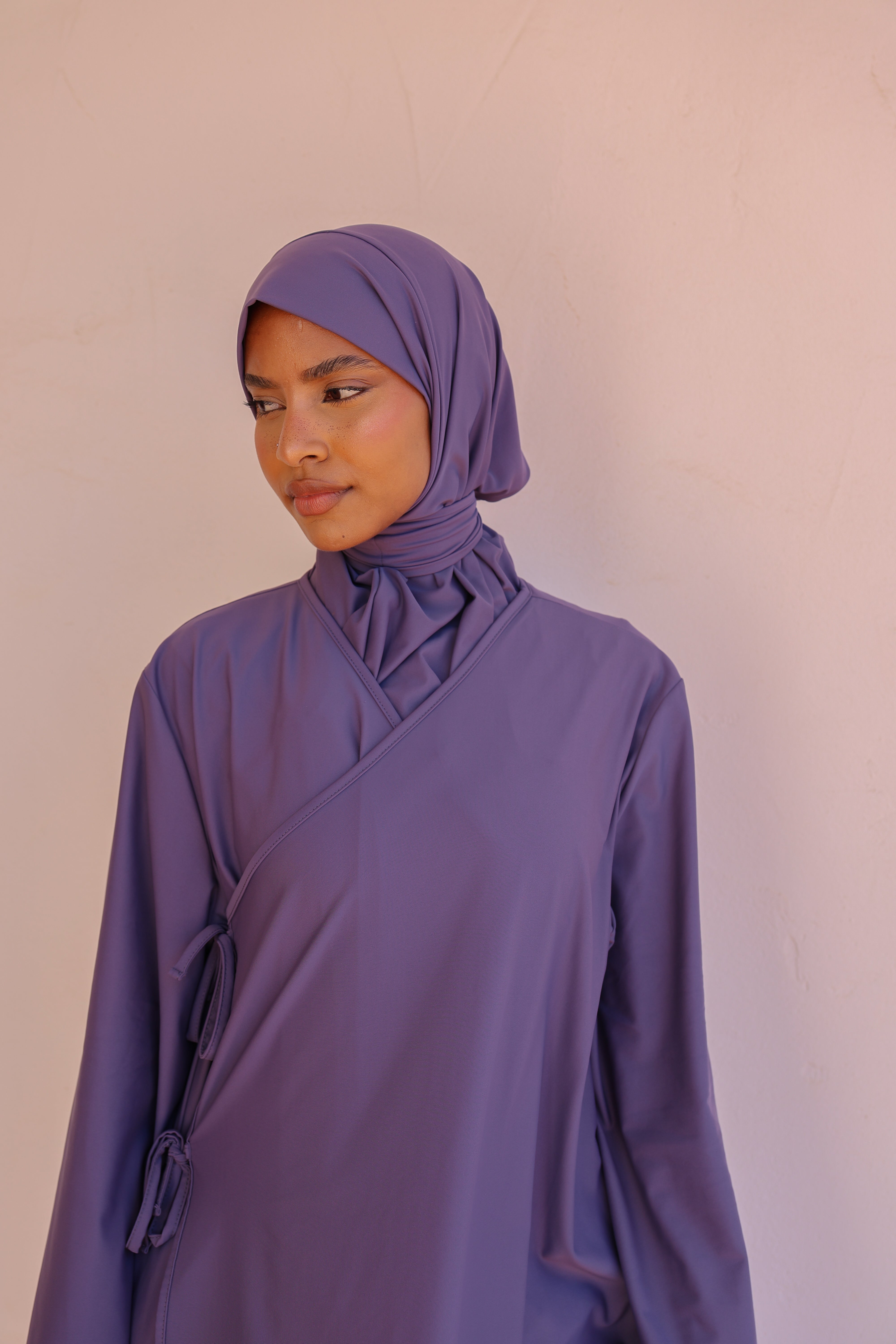 Burkini a noeud - Bleu PRÉCOMMANDE (expédition a partir du 3 juin)