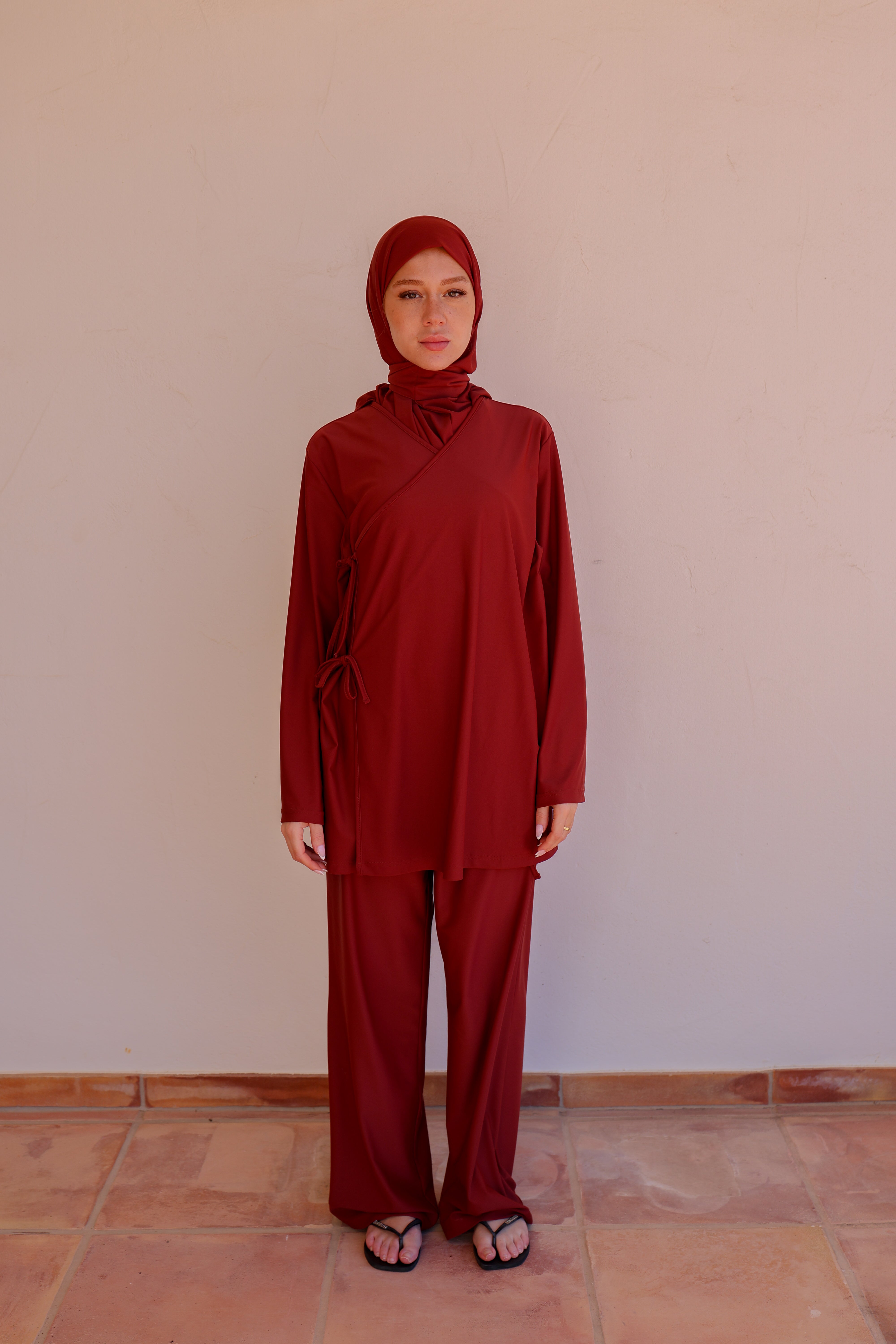 Burkini a noeud - Rust PRÉCOMMANDE (expédition a partir du 3 juin)