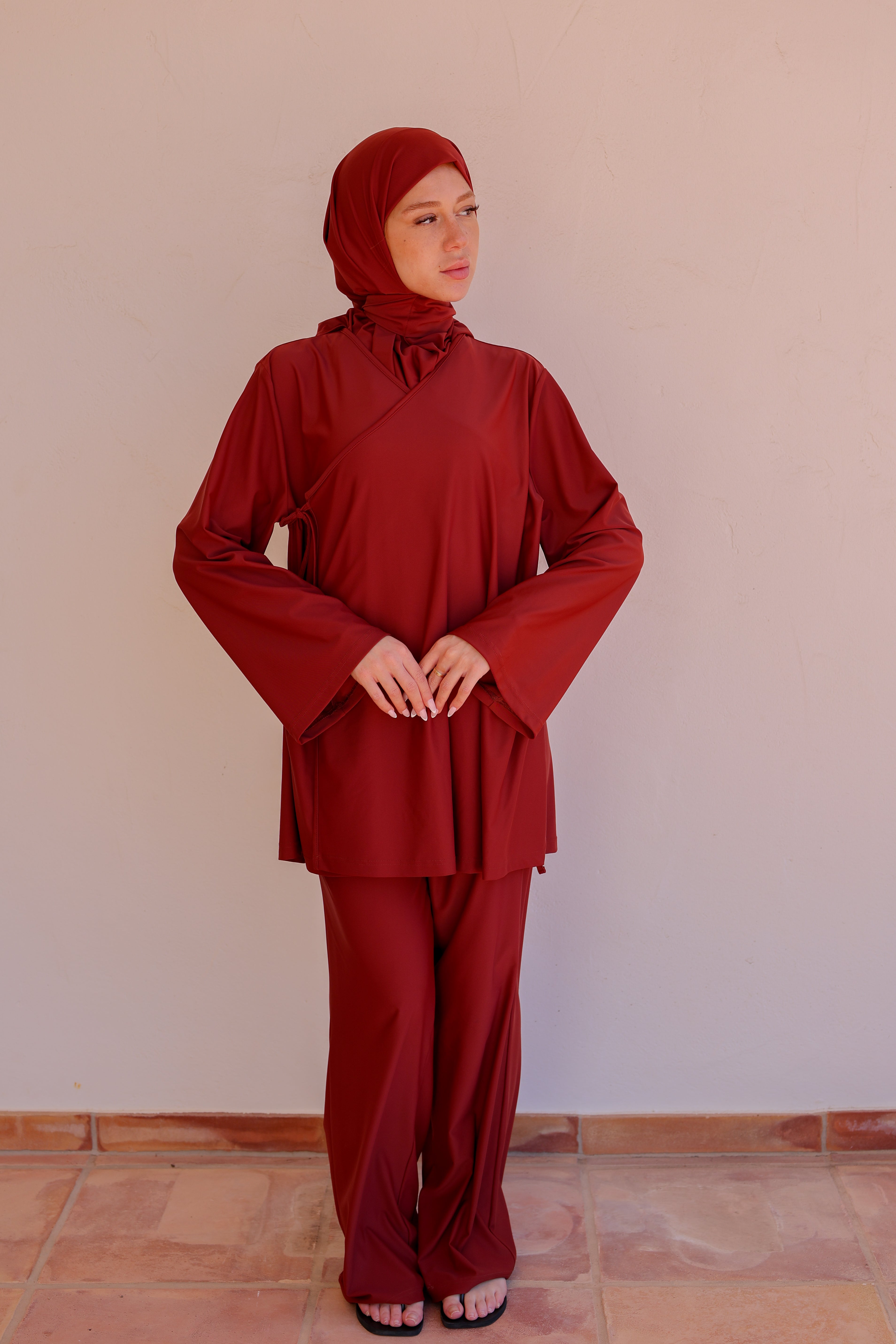 Burkini a noeud - Rust PRÉCOMMANDE (expédition a partir du 3 juin)