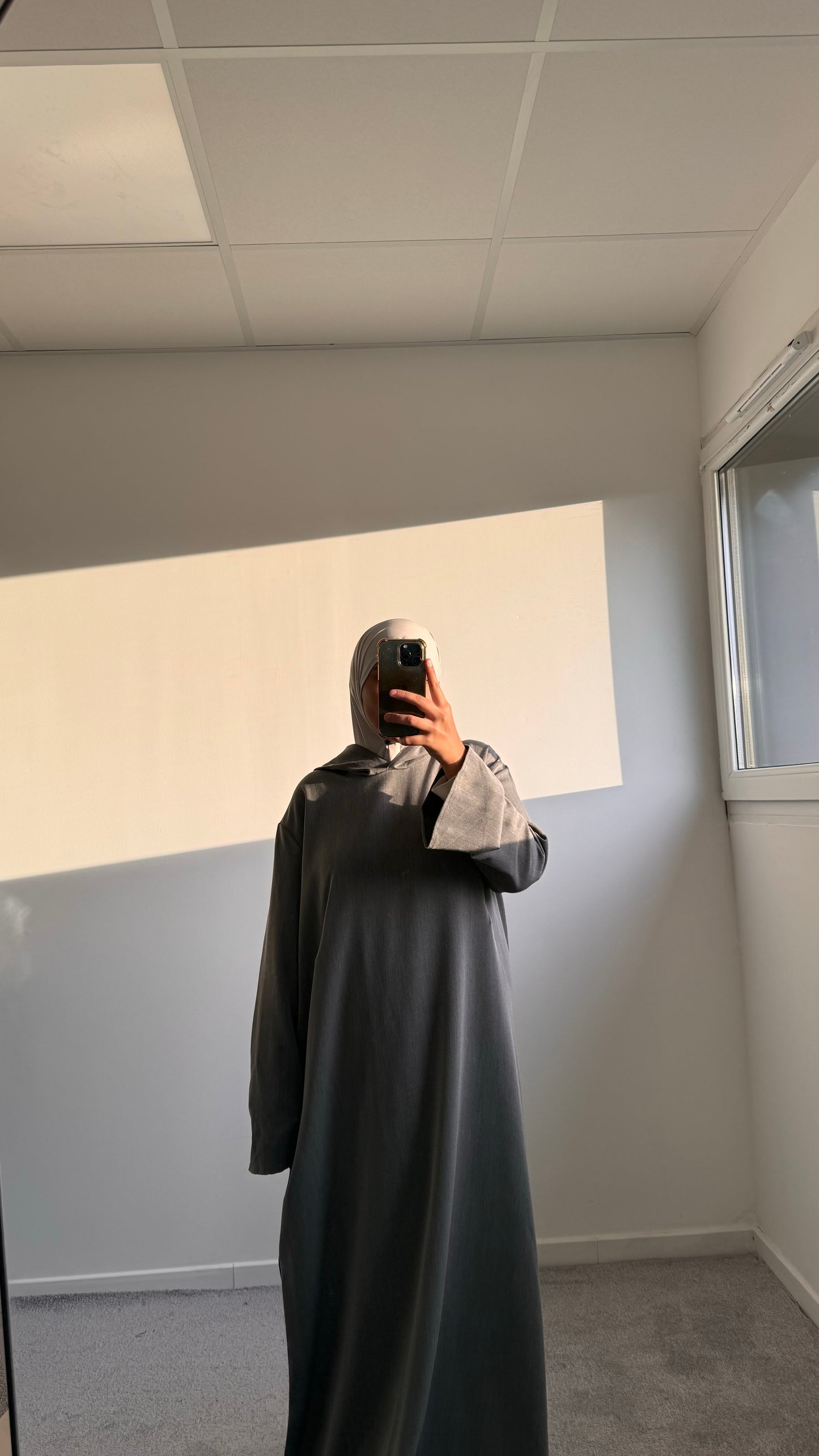 Abaya à capuche