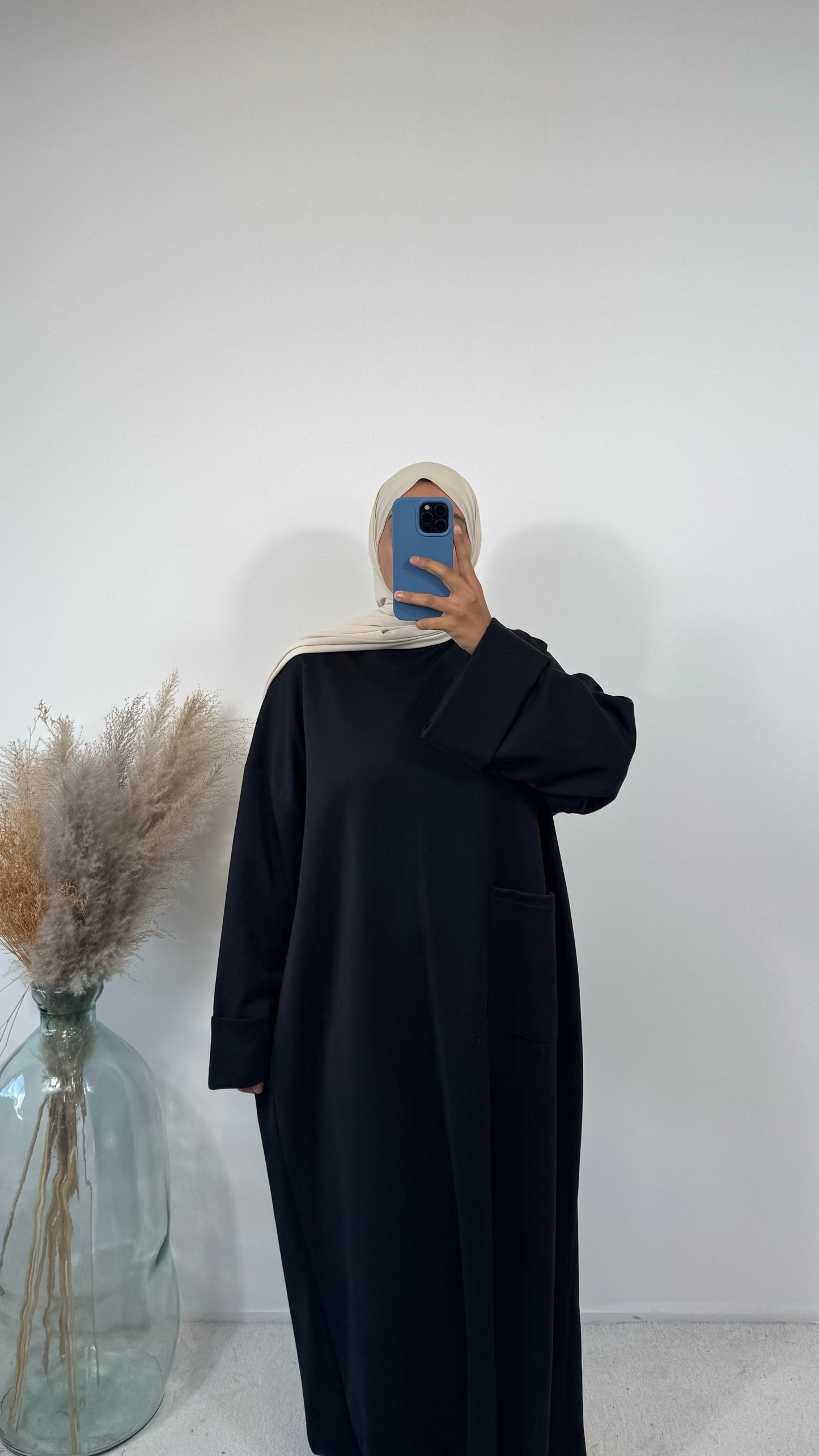 Abaya pull poche