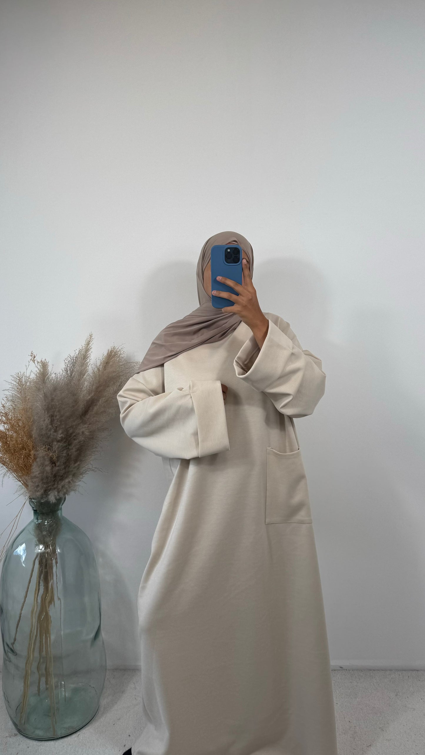 Abaya pull poche