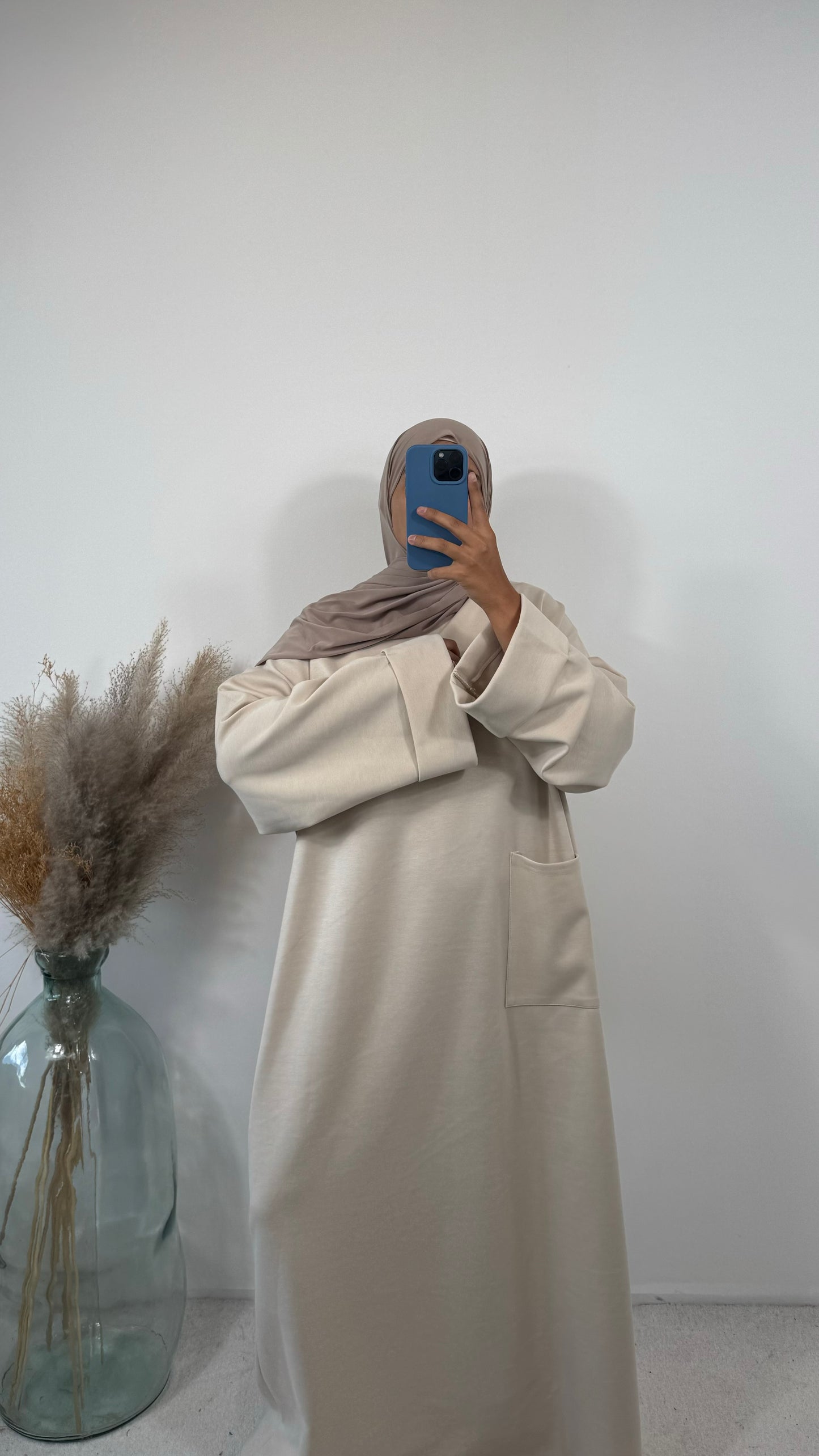 Abaya pull poche