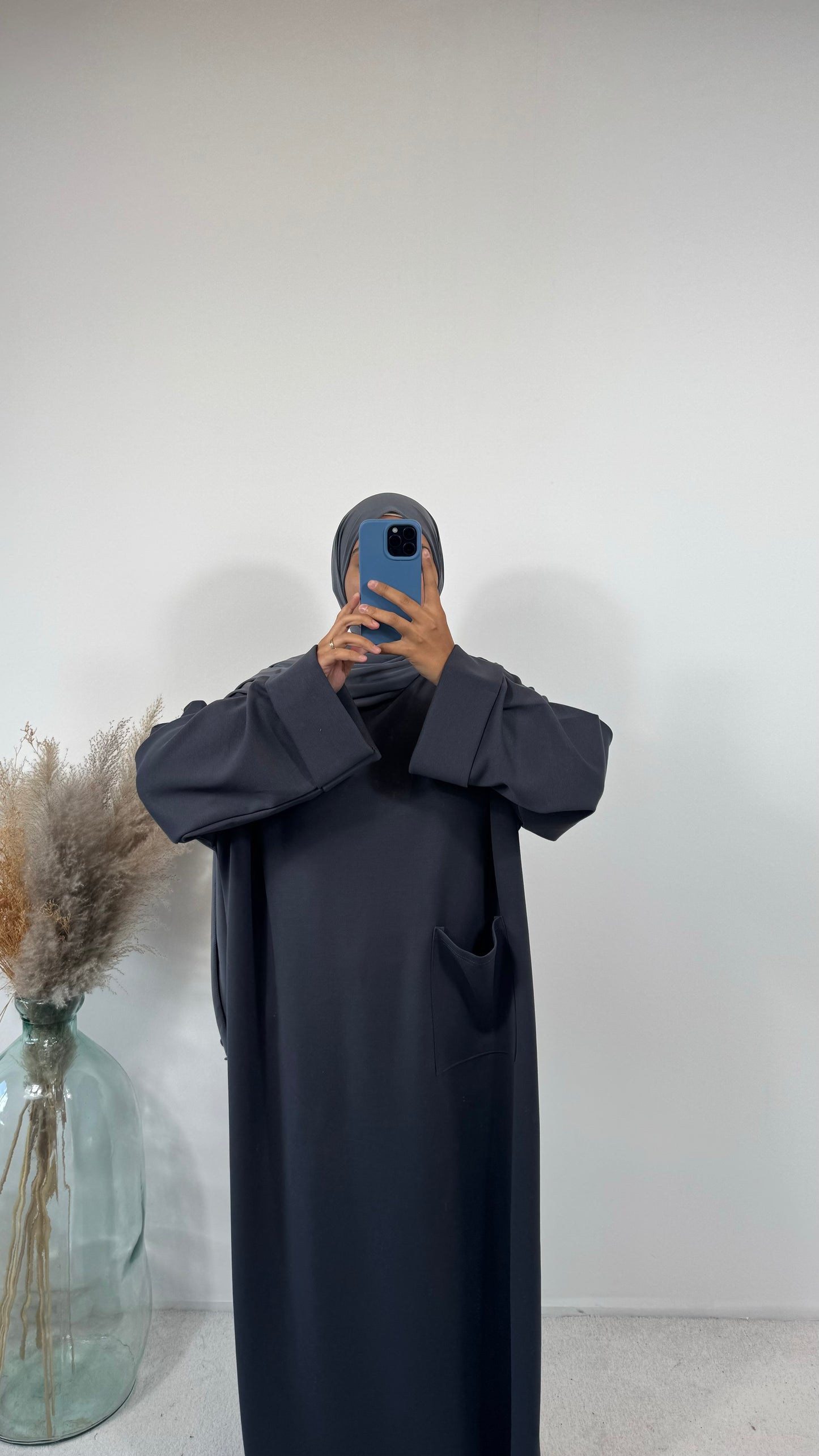 Abaya pull poche