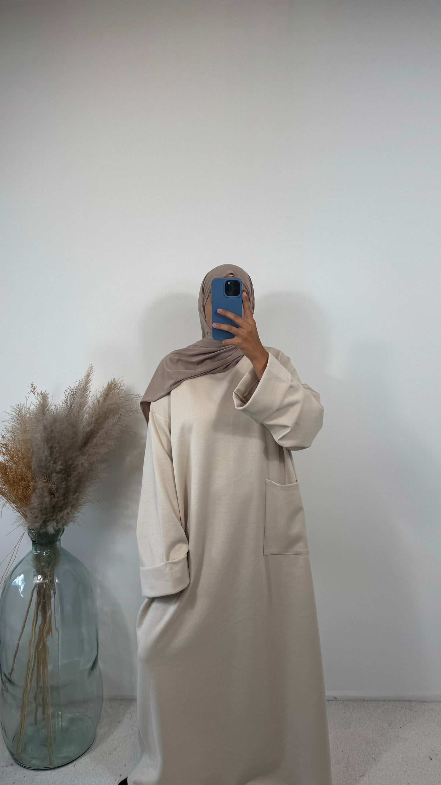 Abaya pull poche