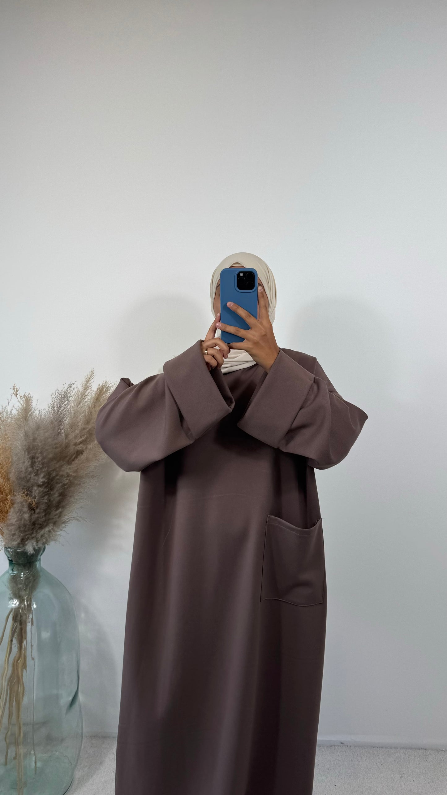 Abaya pull poche