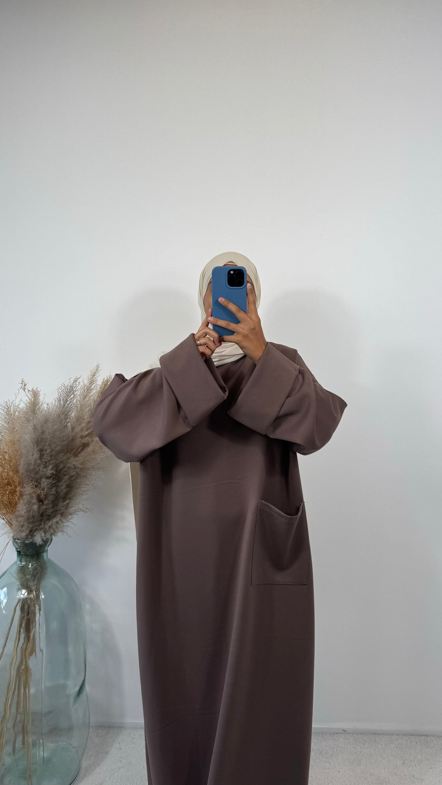 Abaya pull poche