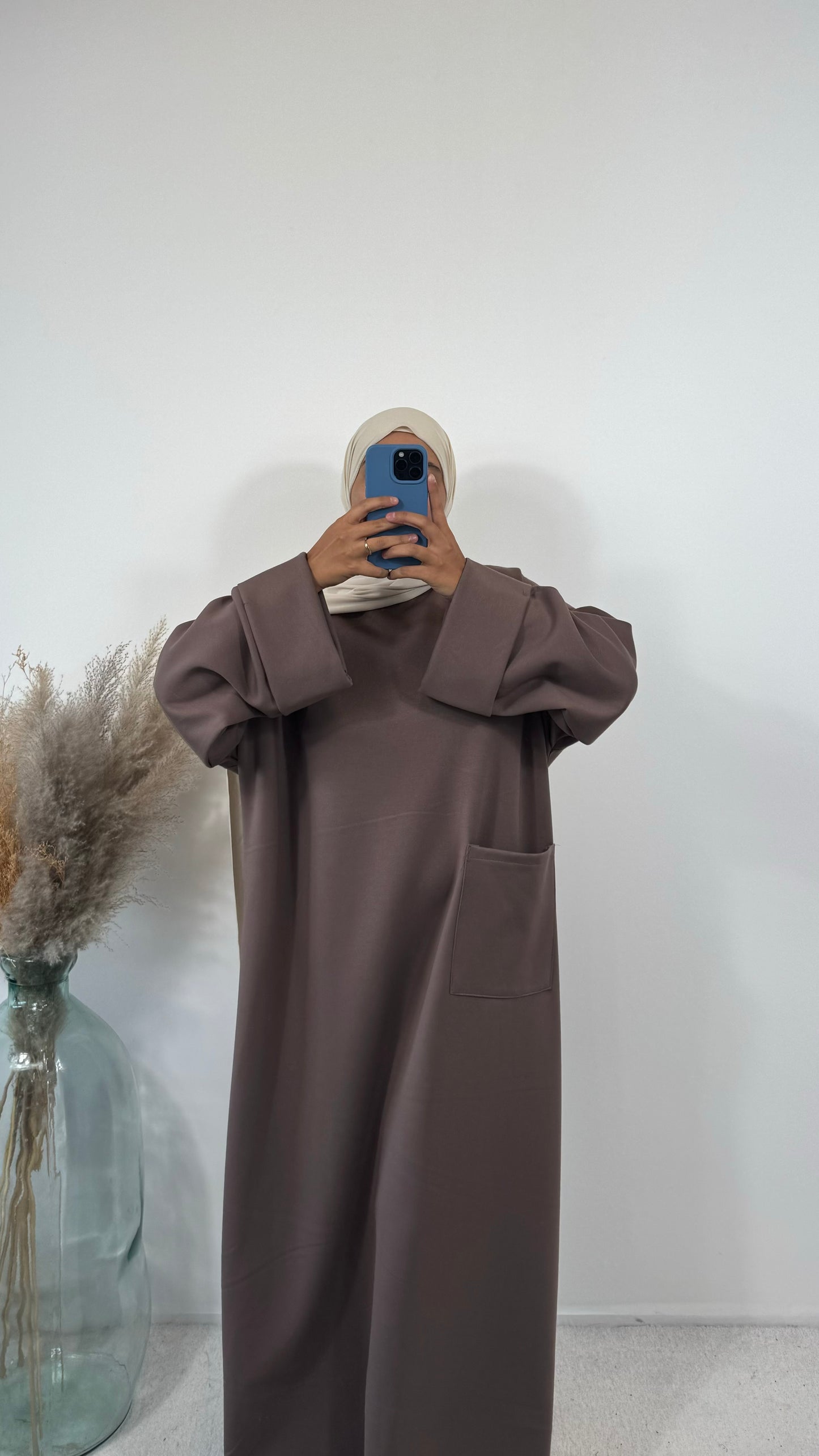 Abaya pull poche