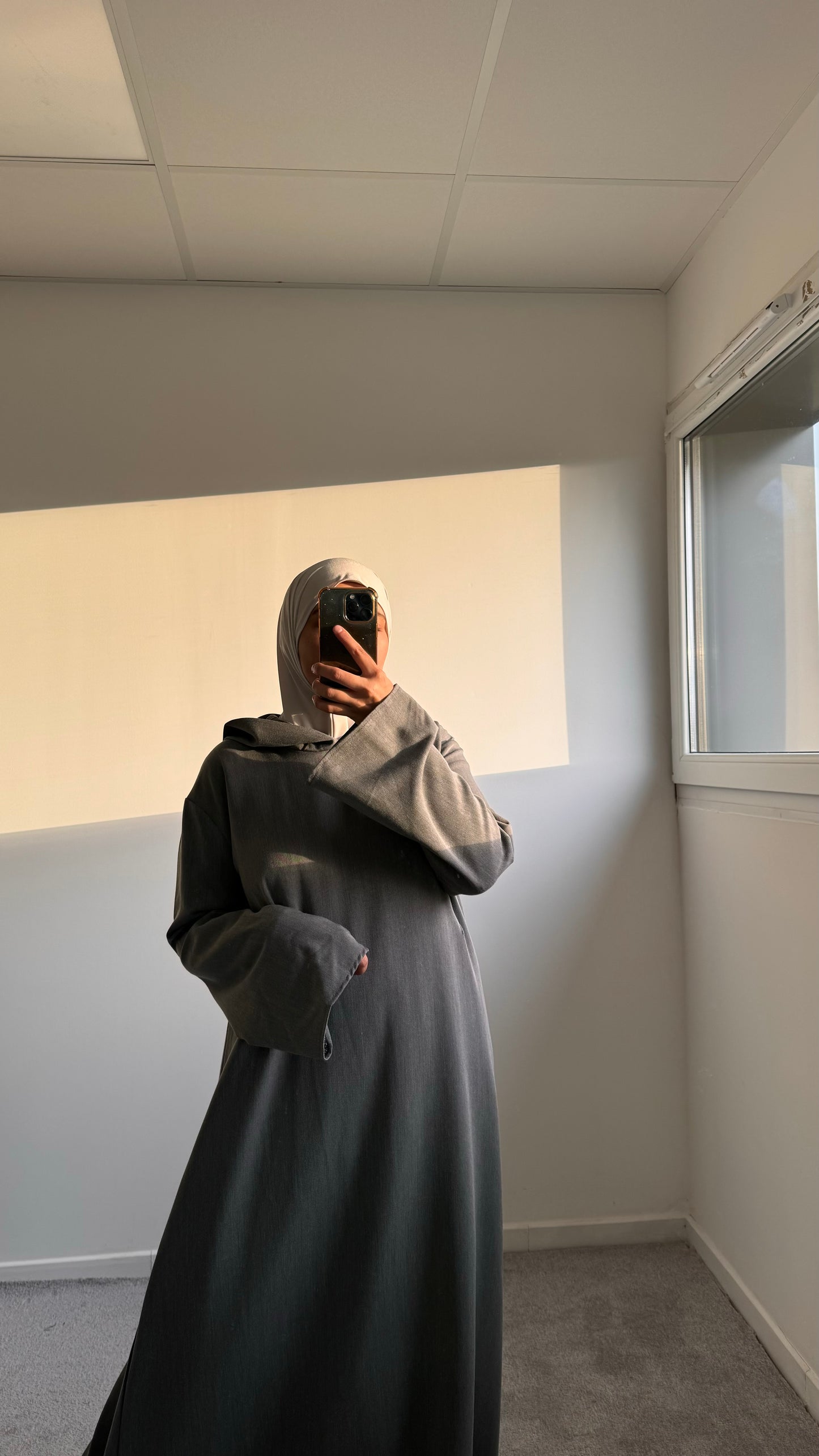 Abaya à capuche