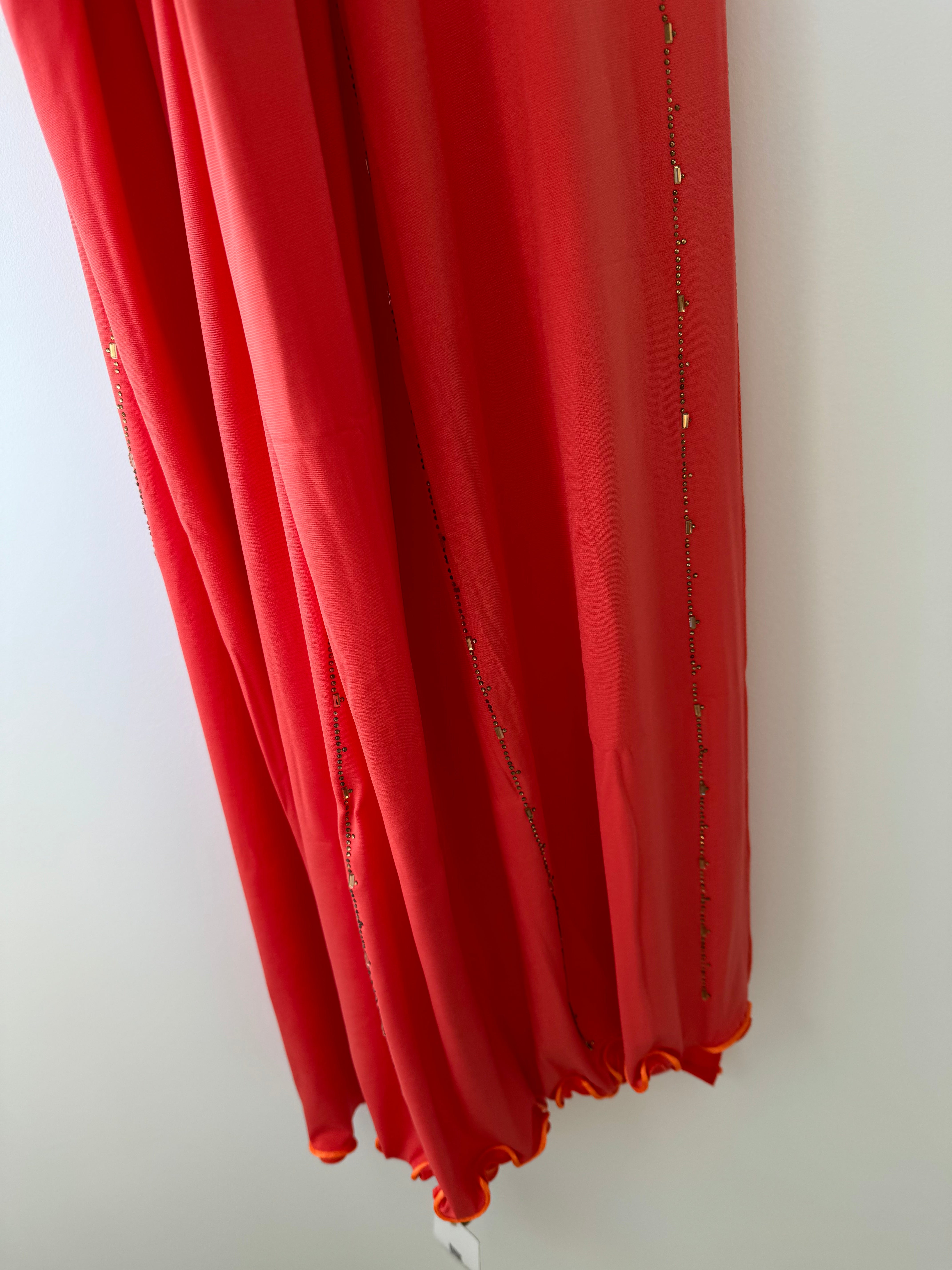 Premium jersey hijab with rhinestones