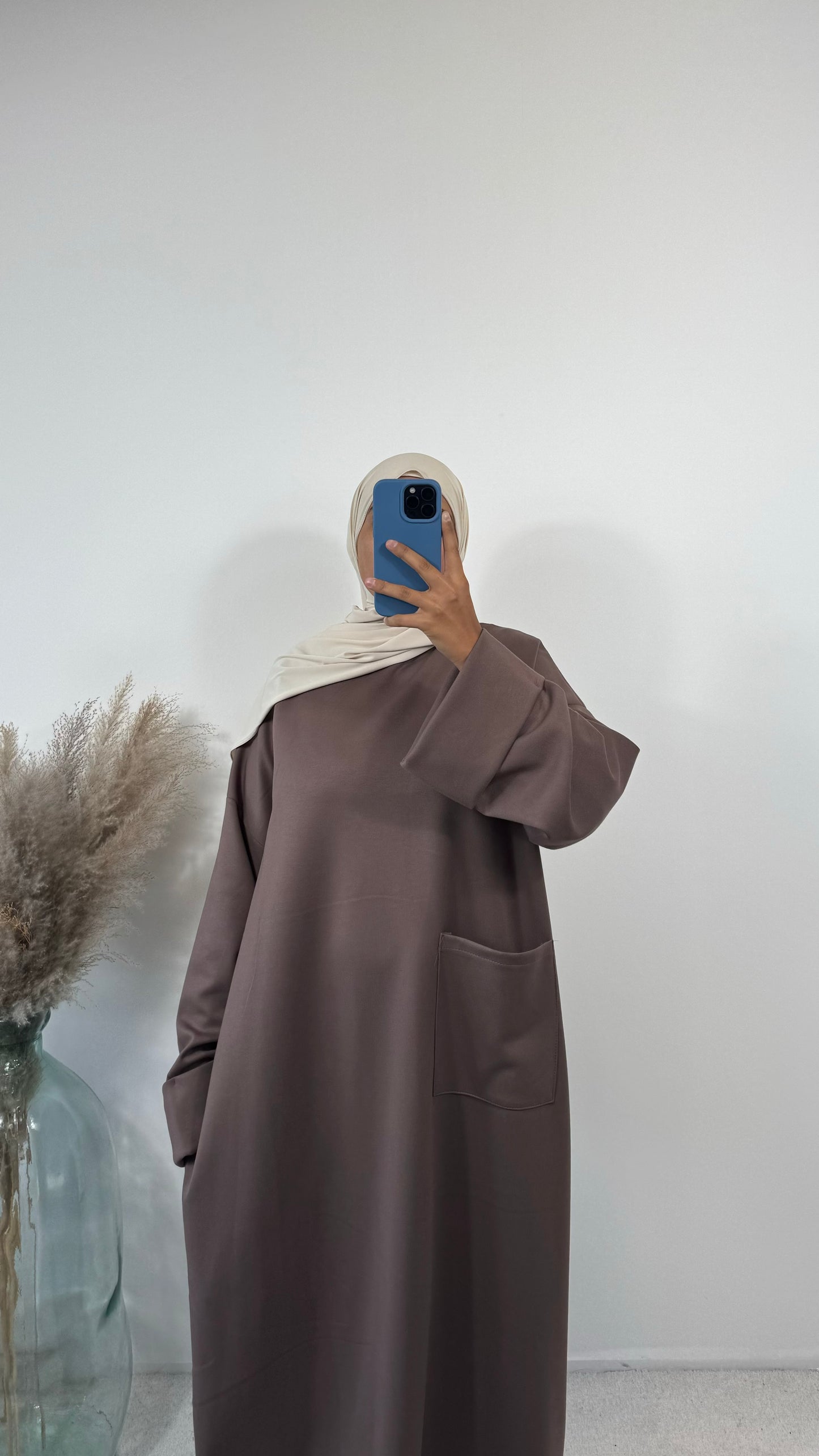 Abaya pull poche