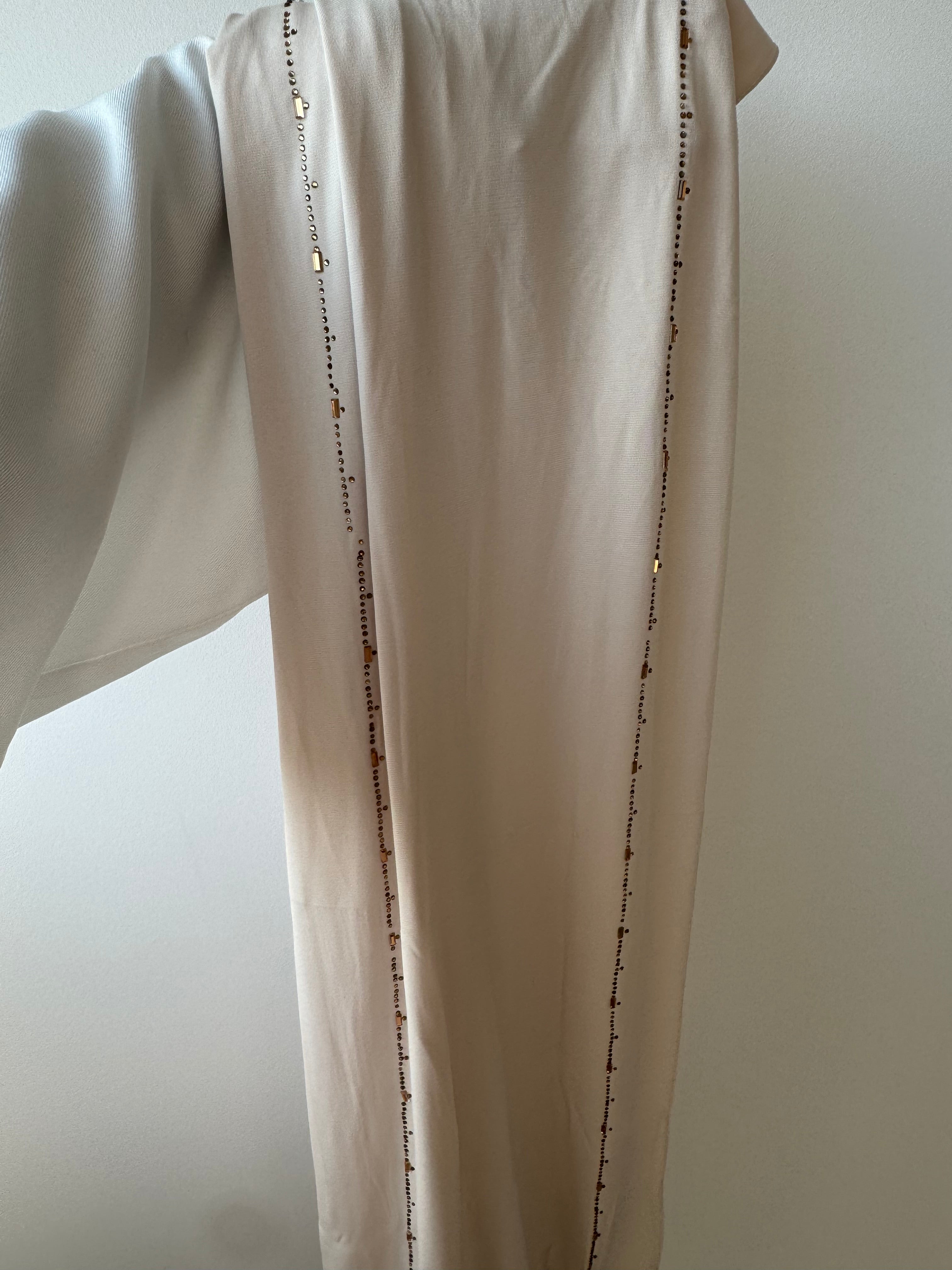 Premium jersey hijab with rhinestones