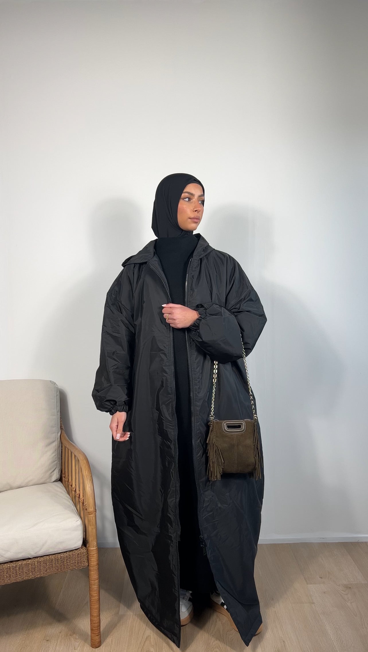 Oversized raincoat