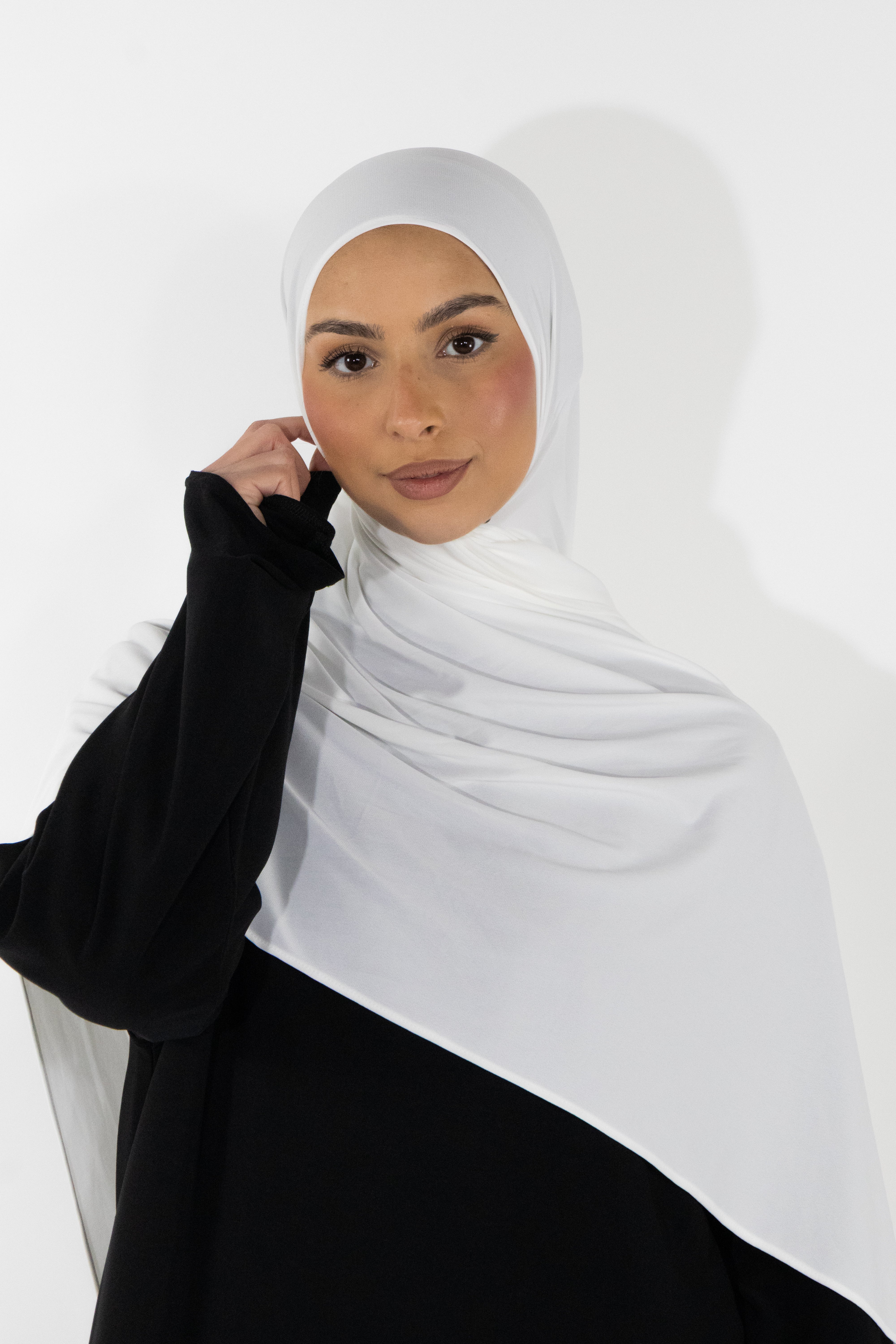 Hijab en jersey premium - Coconut