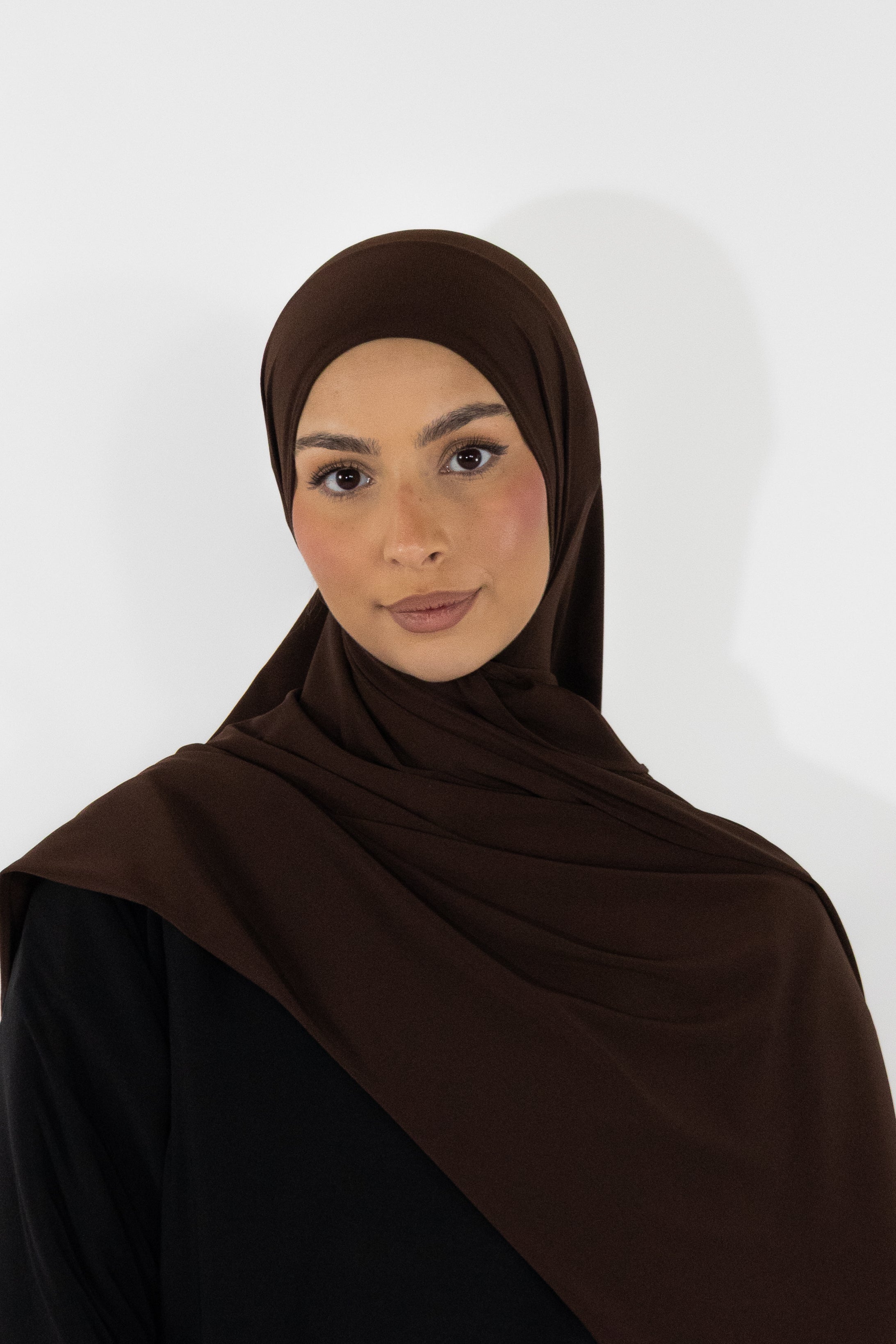 Hijab en jersey premium - Chocolate