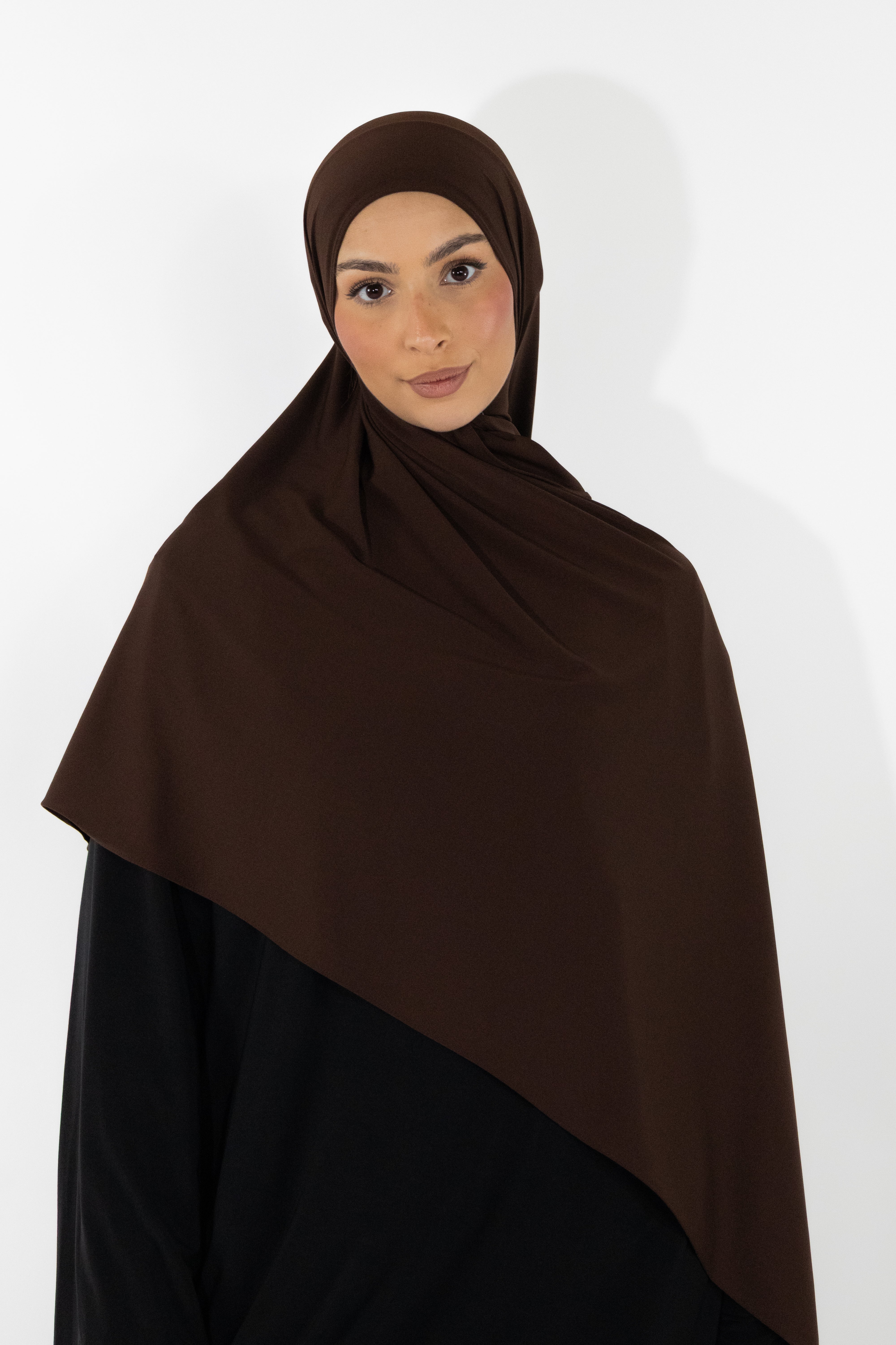 Premium Jersey Hijab - Chocolate