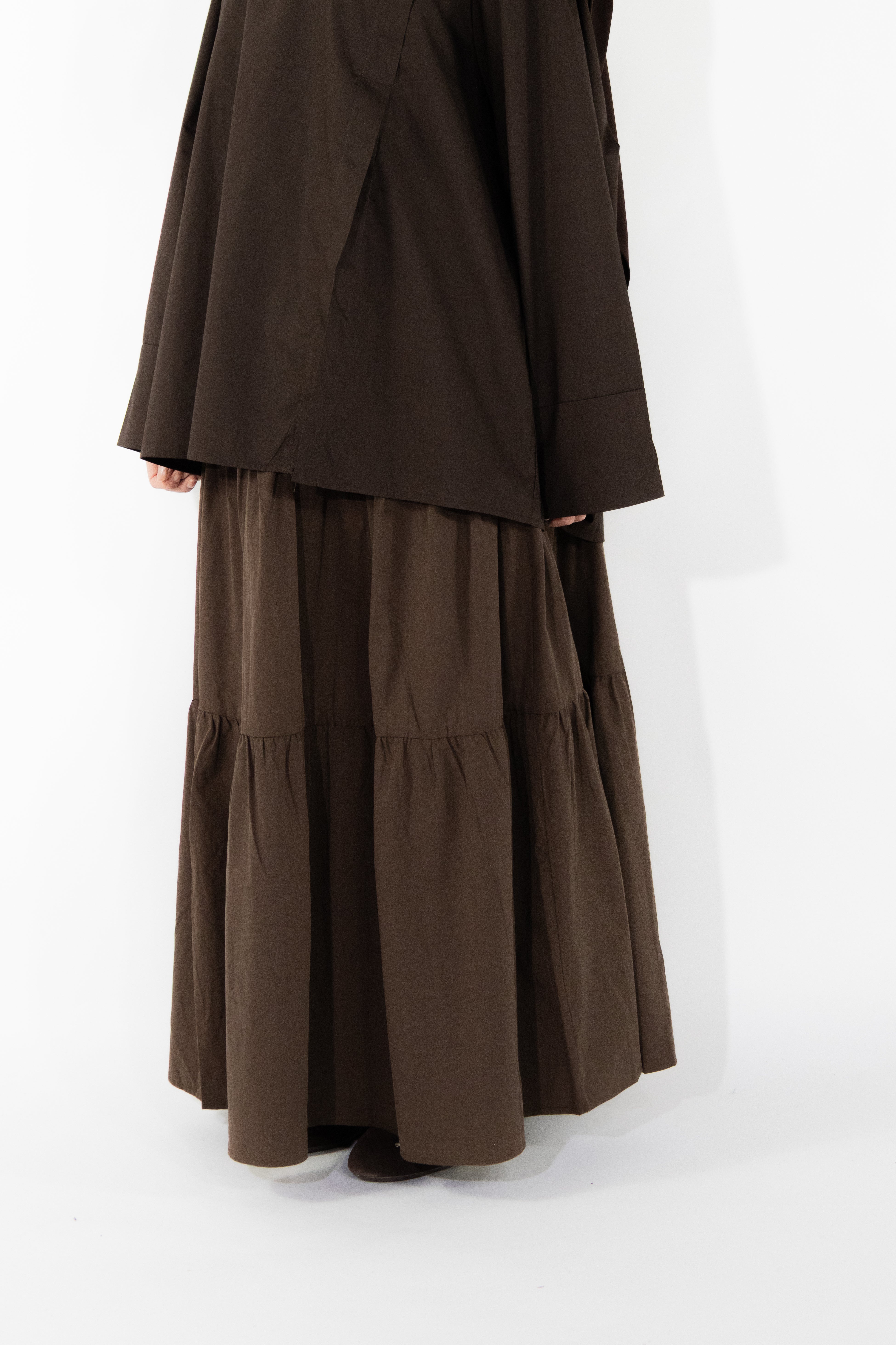 Jupe à volants - Chocolat