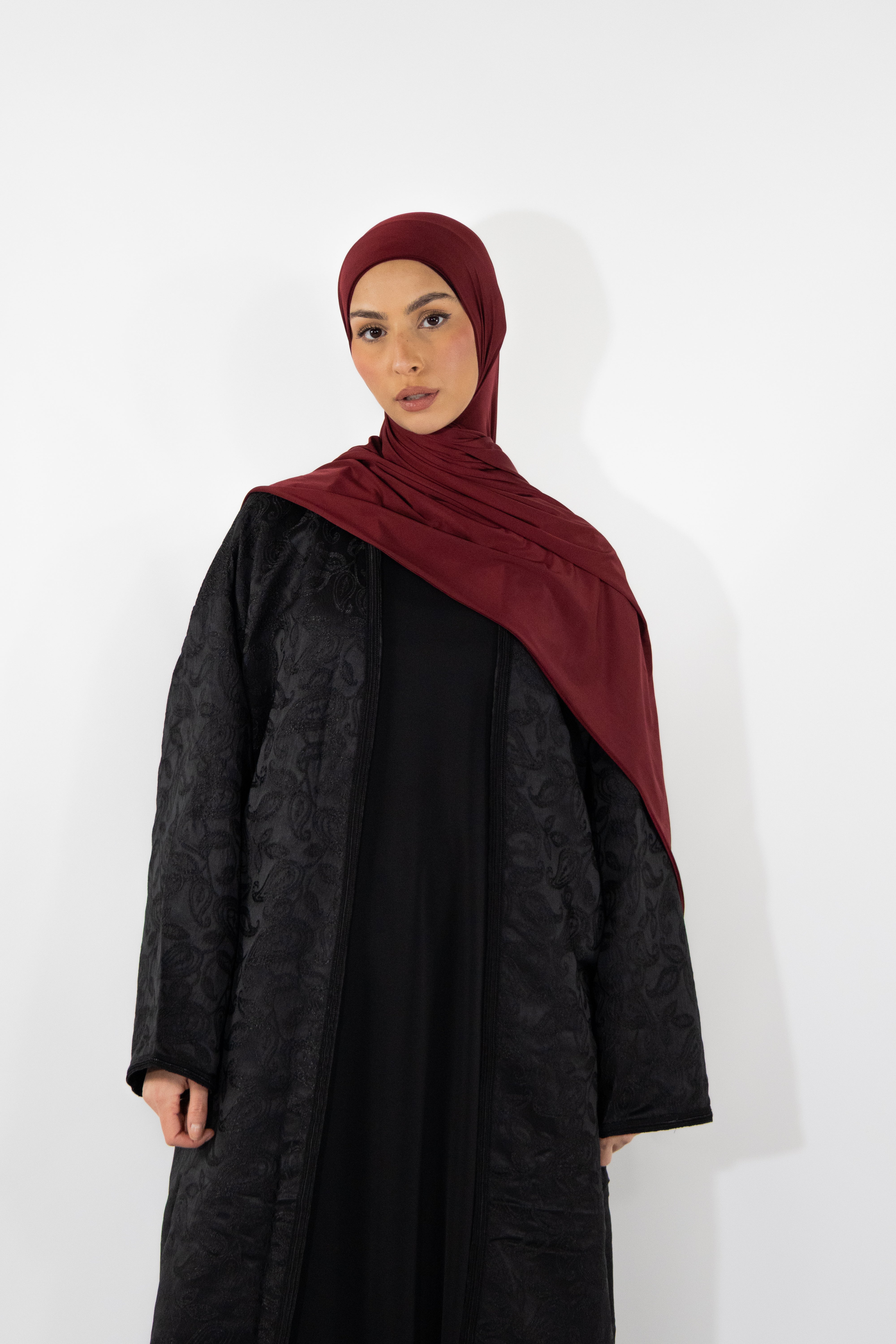 Kimono brocard - Noir