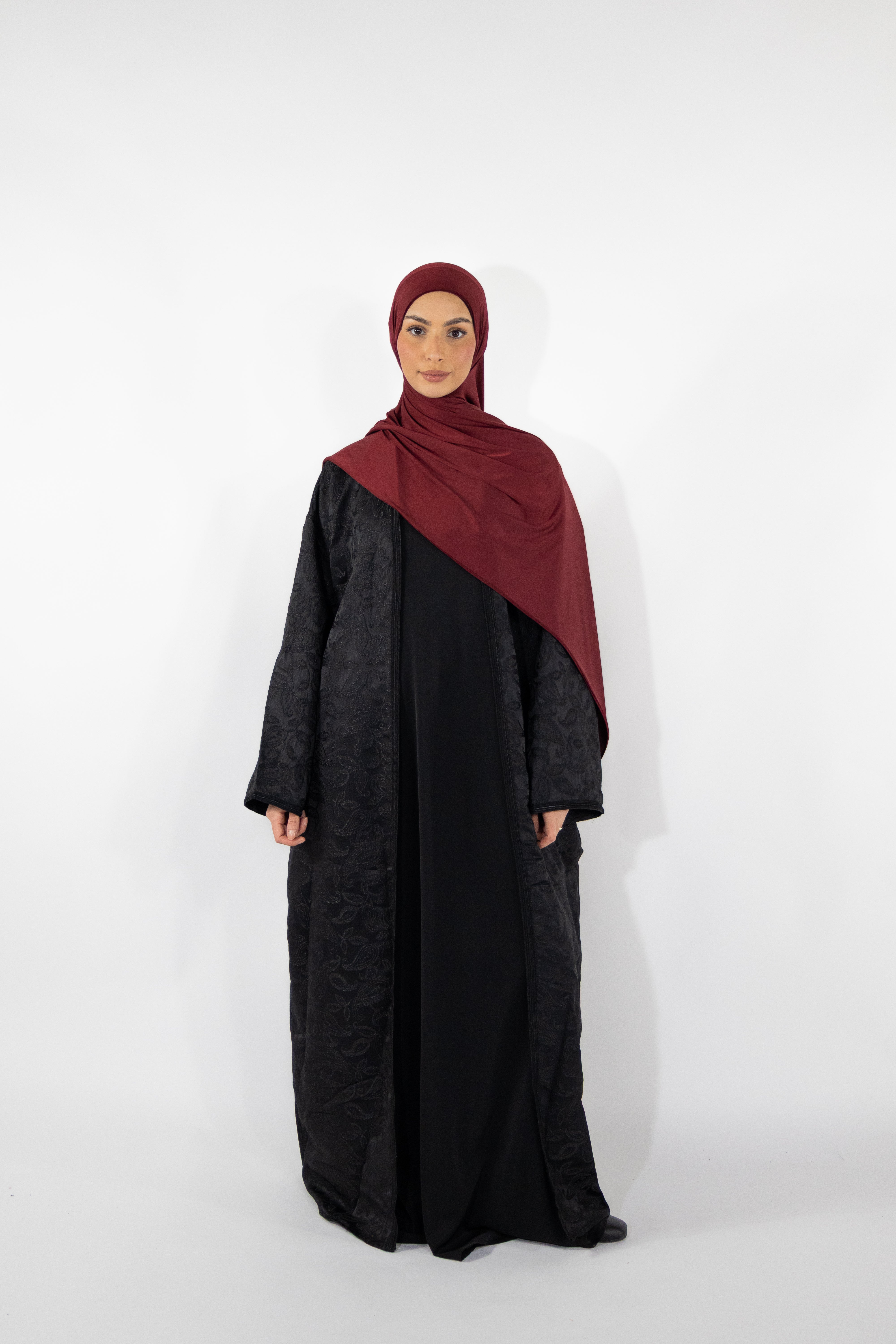 Kimono brocard - Noir