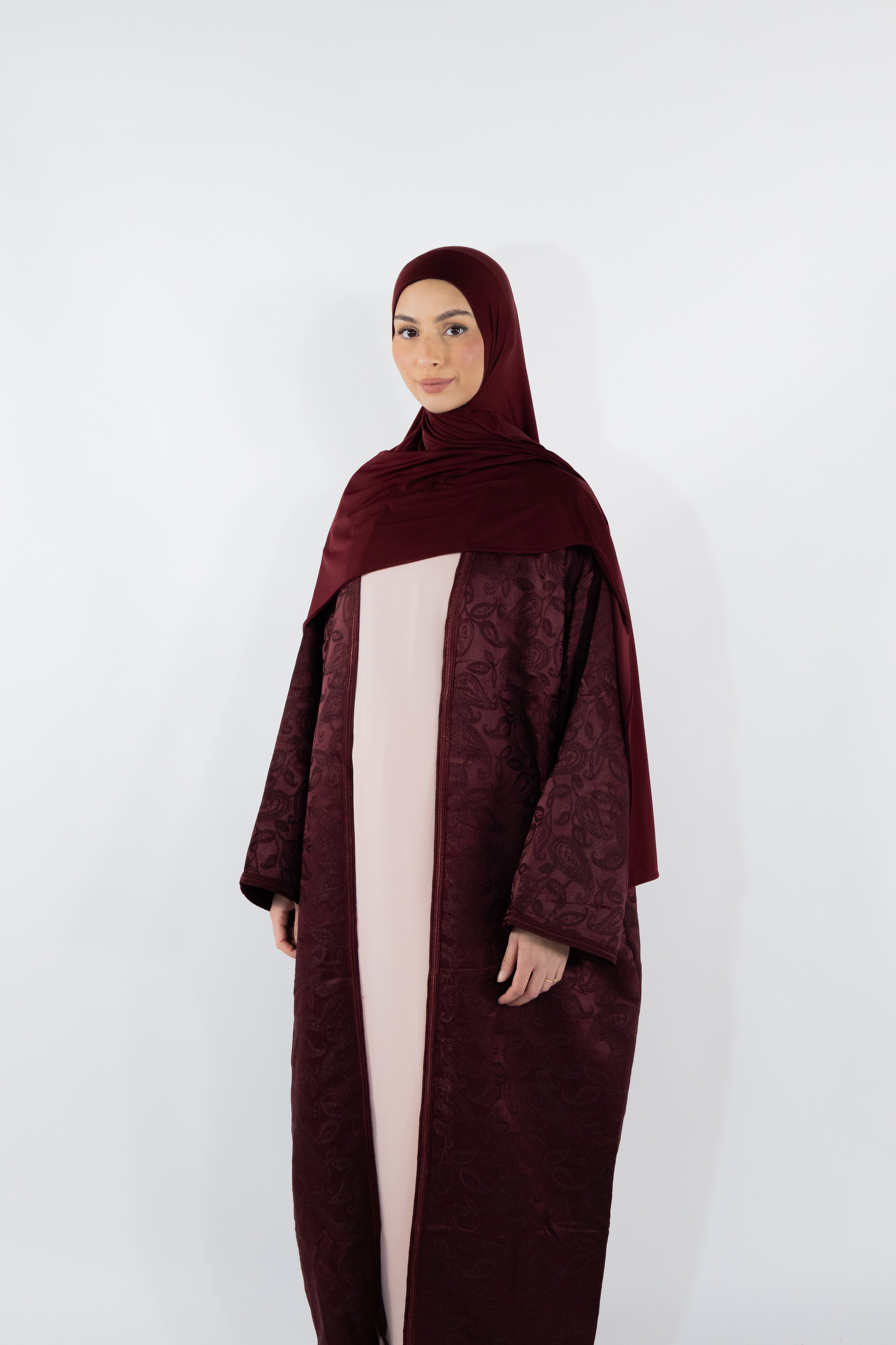 Kimono brocard - Bordeaux