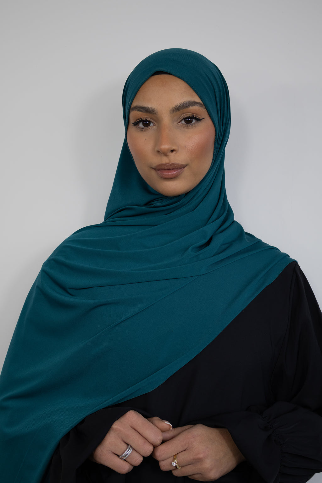 Premium jersey hijab 75x200cm - Teal