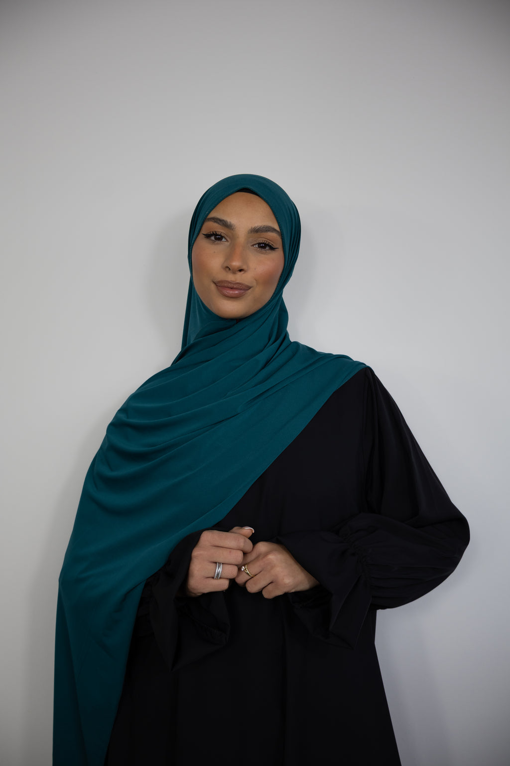 Premium jersey hijab 75x200cm - Teal