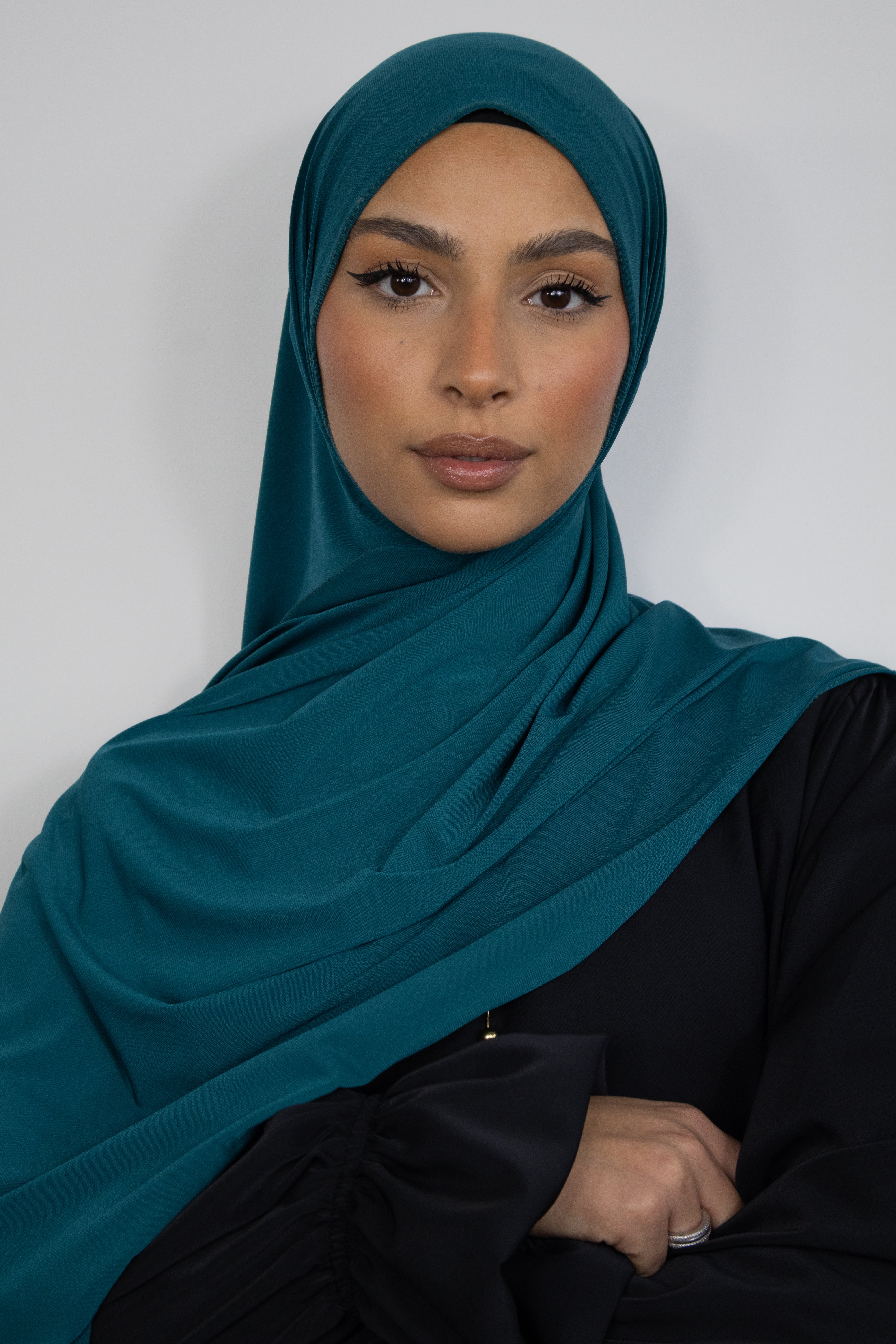 Hijab jersey premium 75x200cm - Teal