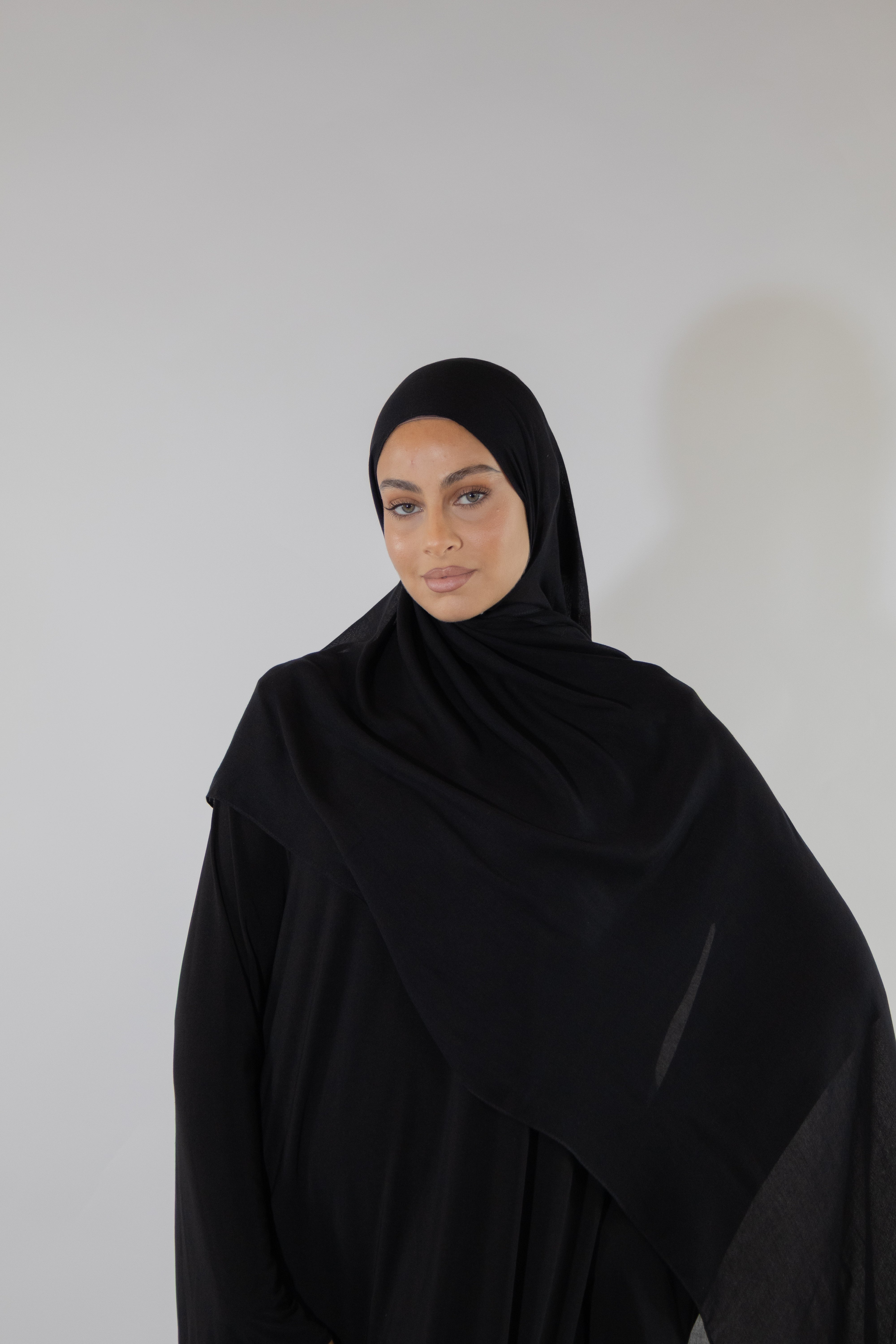 Hijab en modal - Black