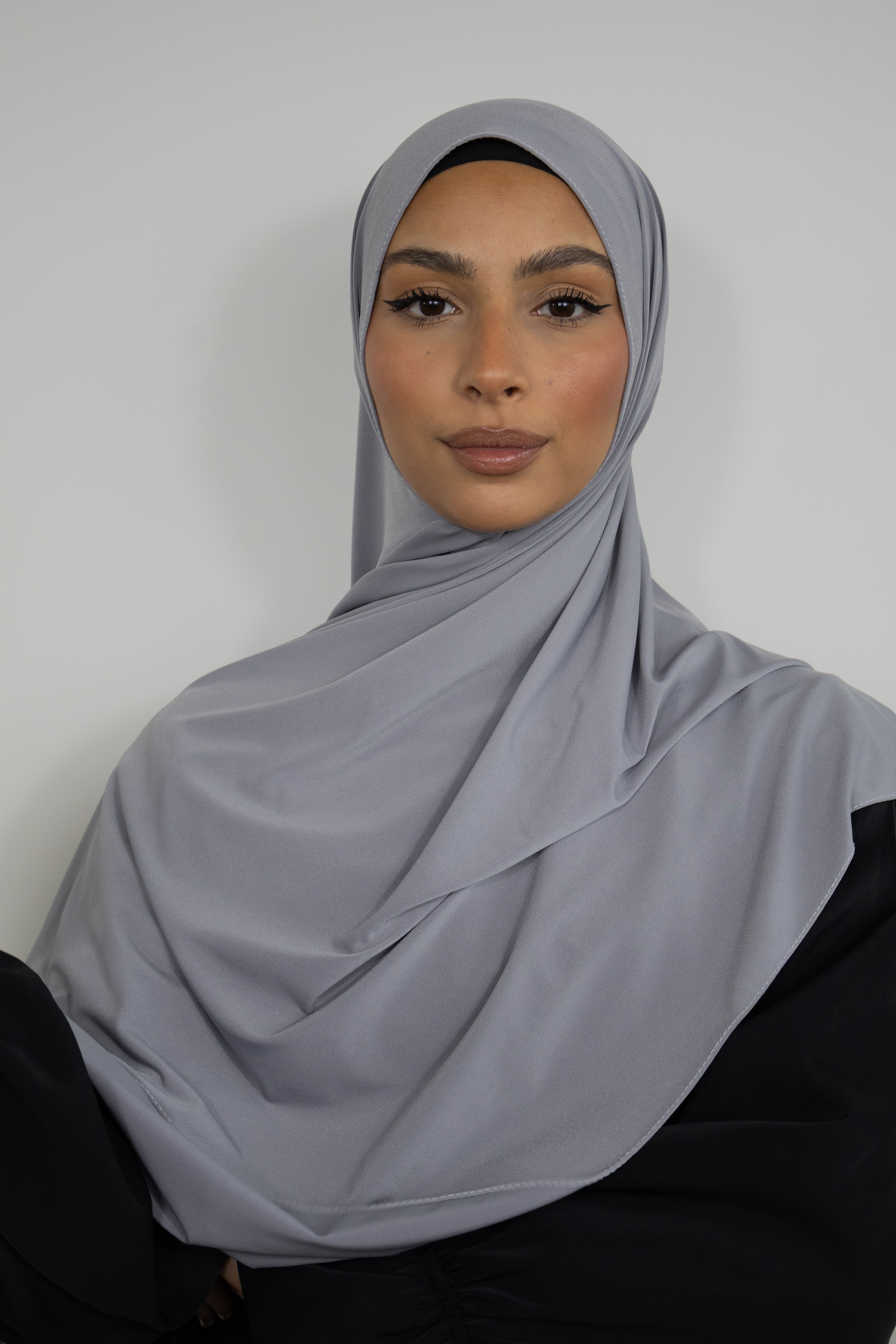 Hijab jersey premium 75x200cm - Cool gray