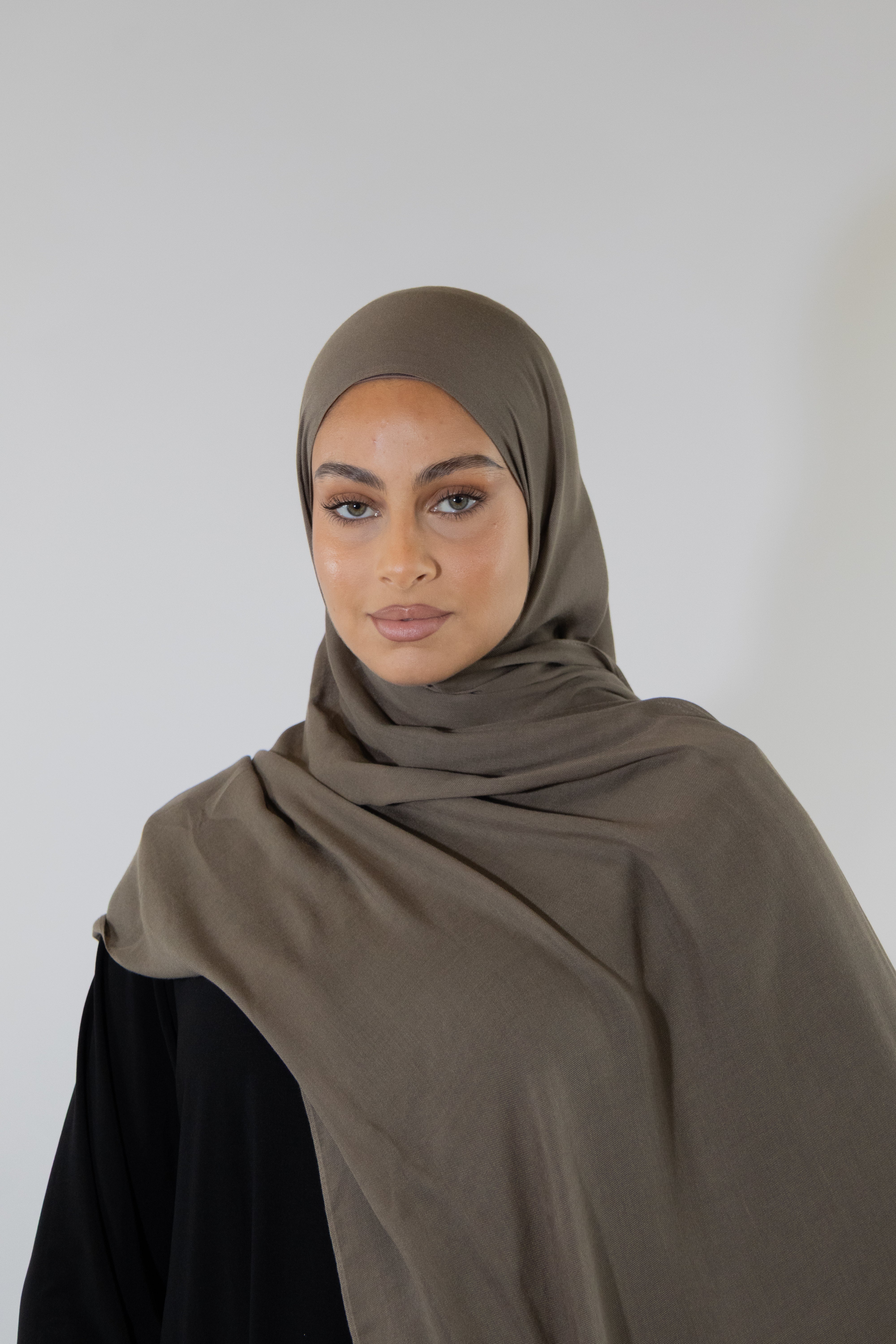 Hijab en modal - Taupe