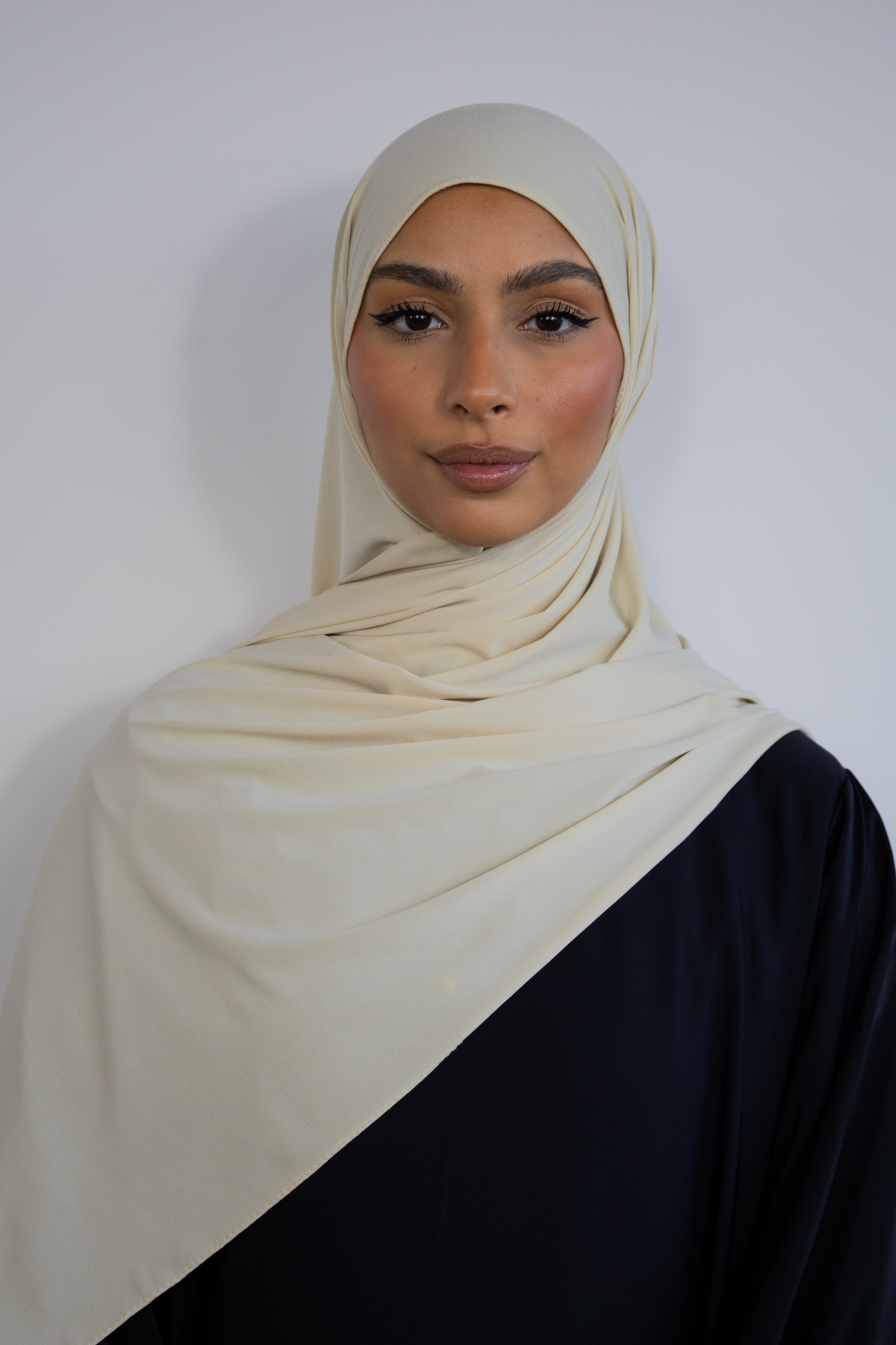 Hijab jersey premium 75x200cm - Ivory