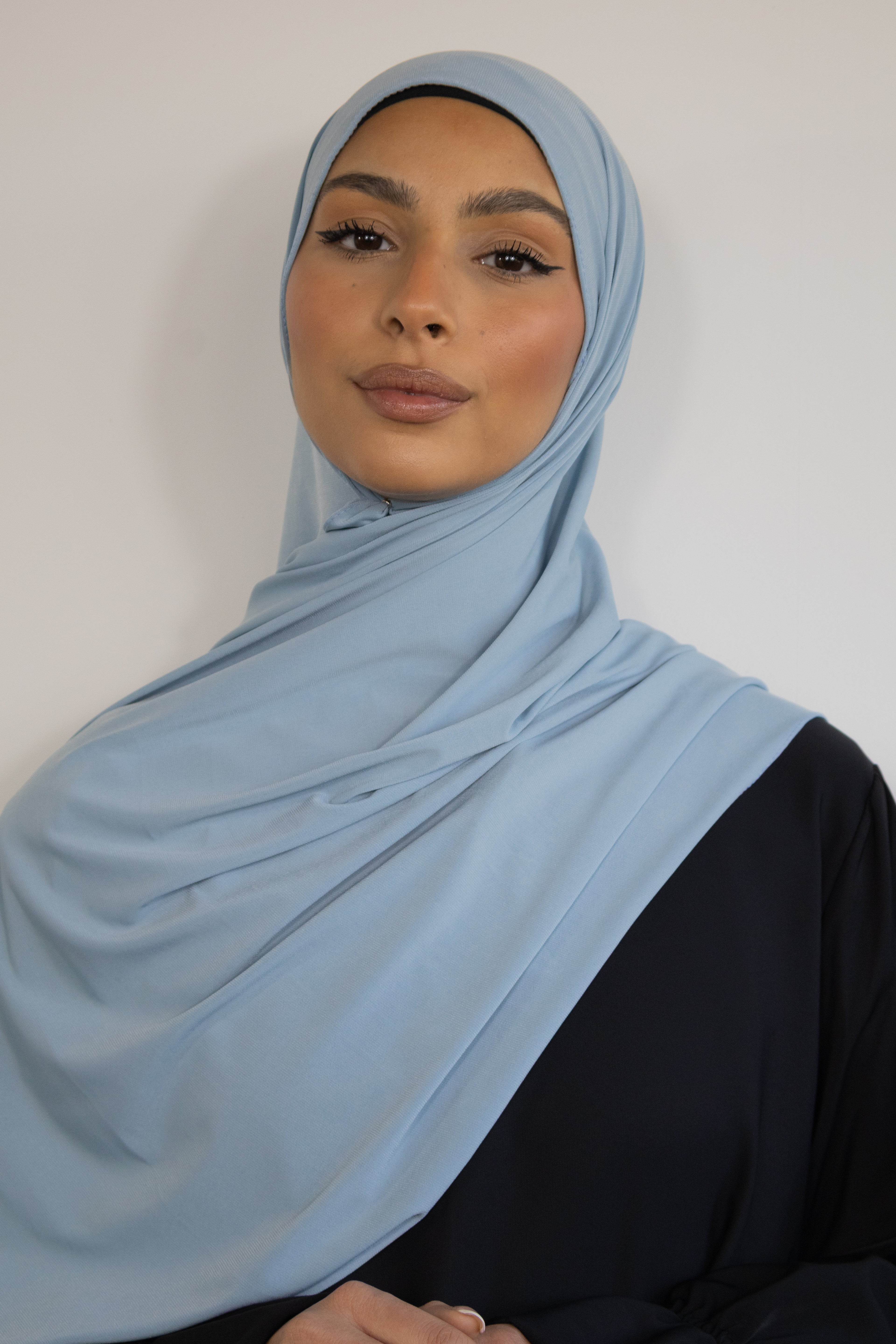 Hijab jersey premium 75x200cm - Baby blue