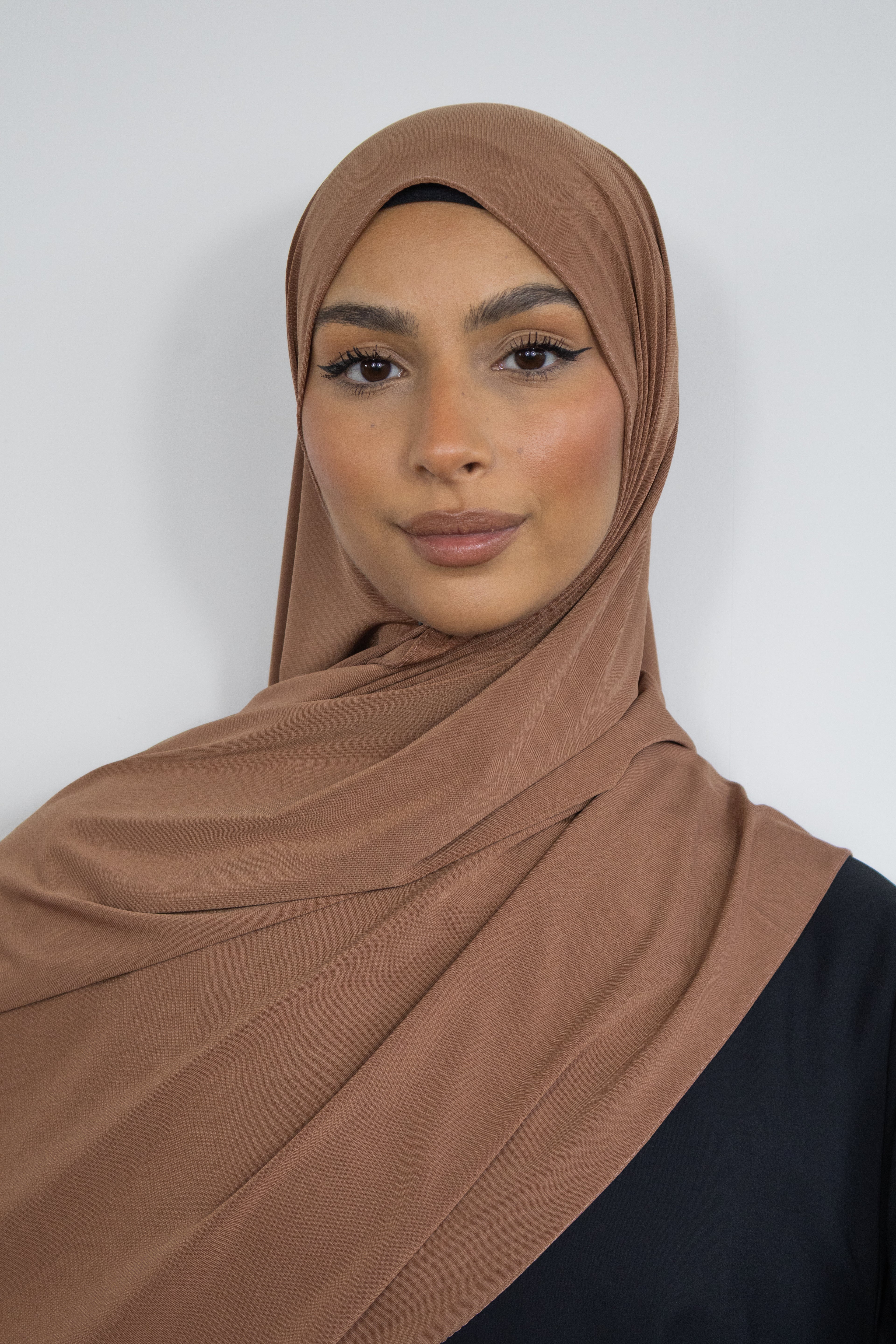 Hijab jersey premium 75x200cm - Caramel