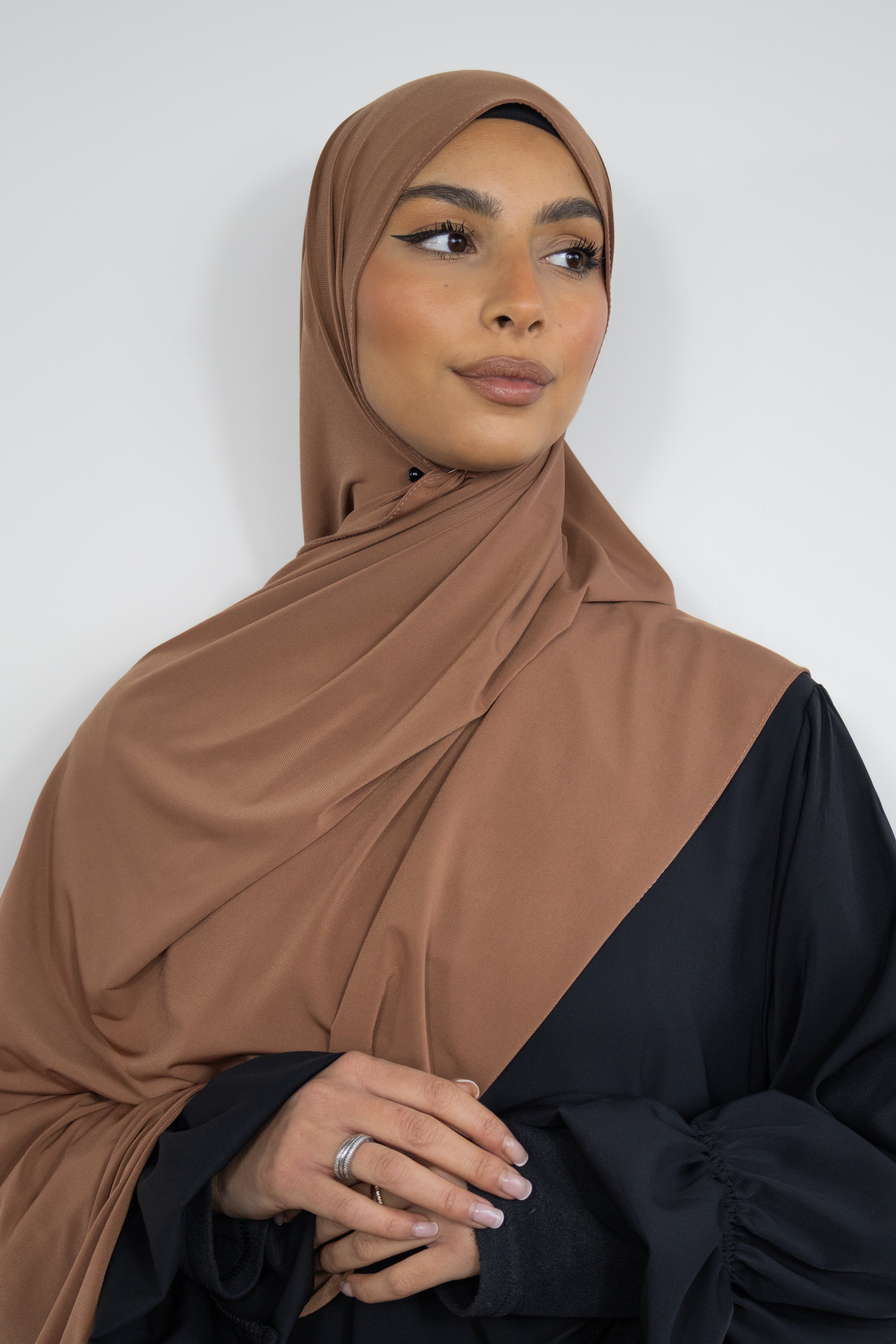 Hijab jersey premium 75x200cm - Caramel