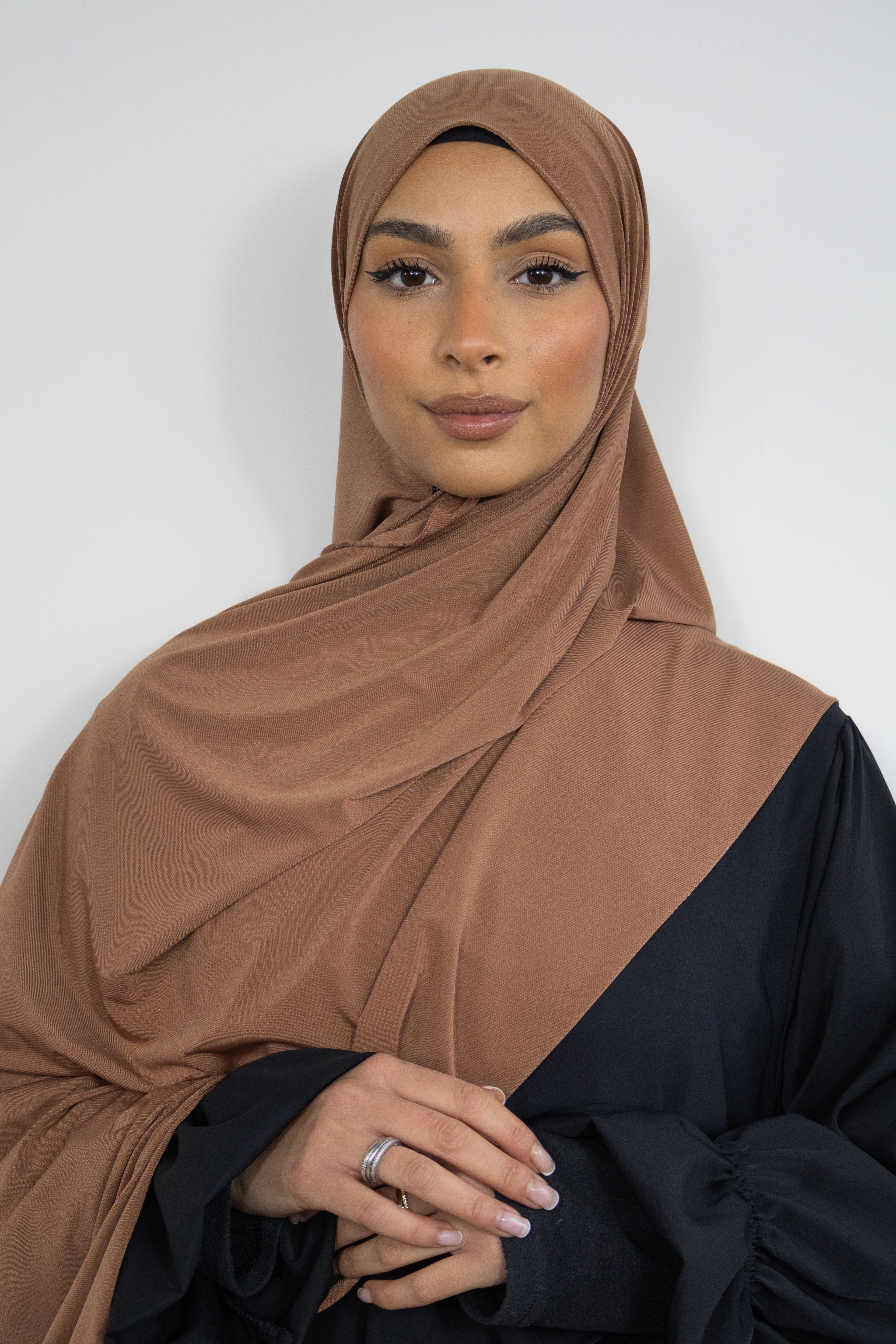 Hijab jersey premium 75x200cm - Caramel