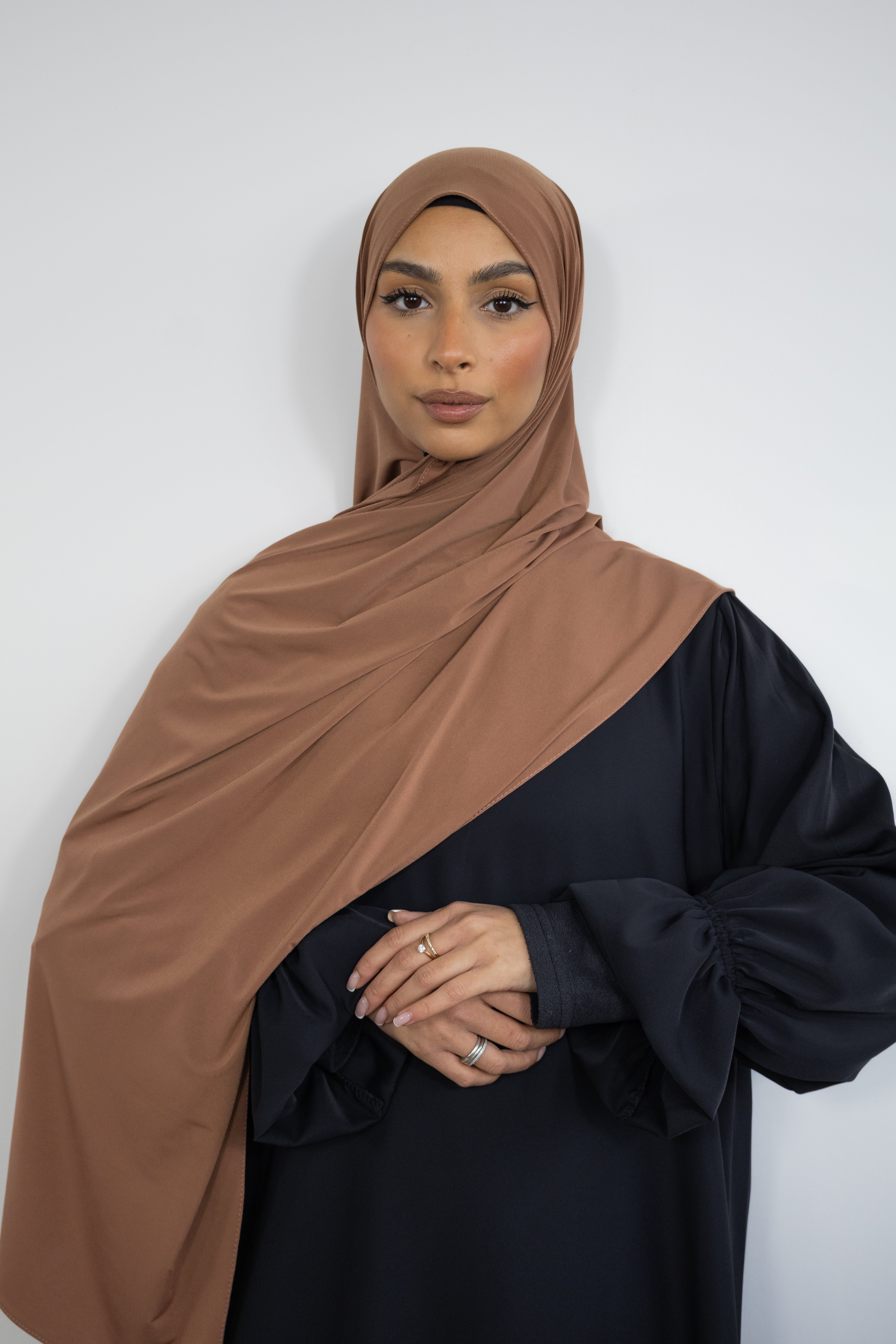 Hijab jersey premium 75x200cm - Caramel