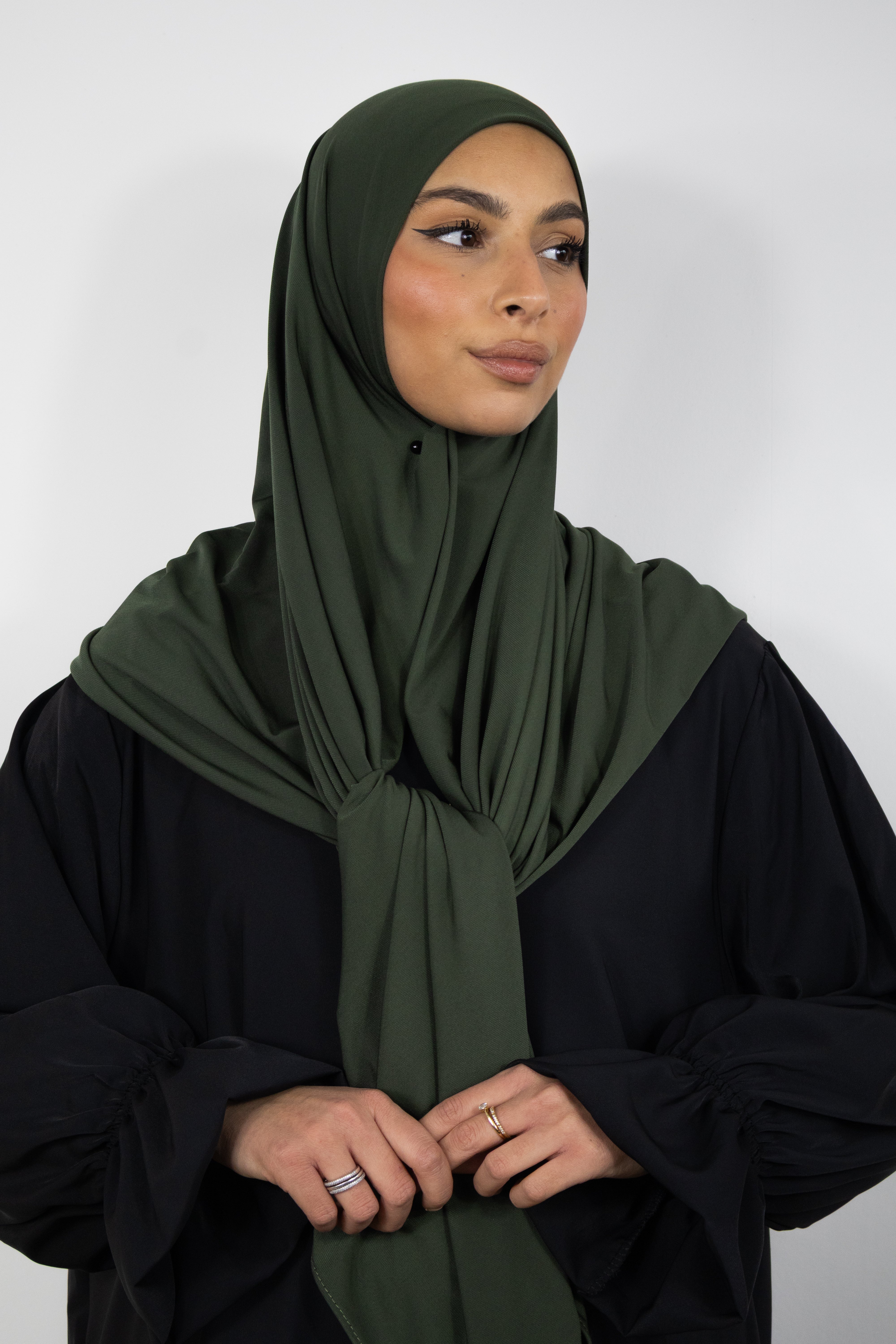Hijab jersey premium 150x150cm - Army