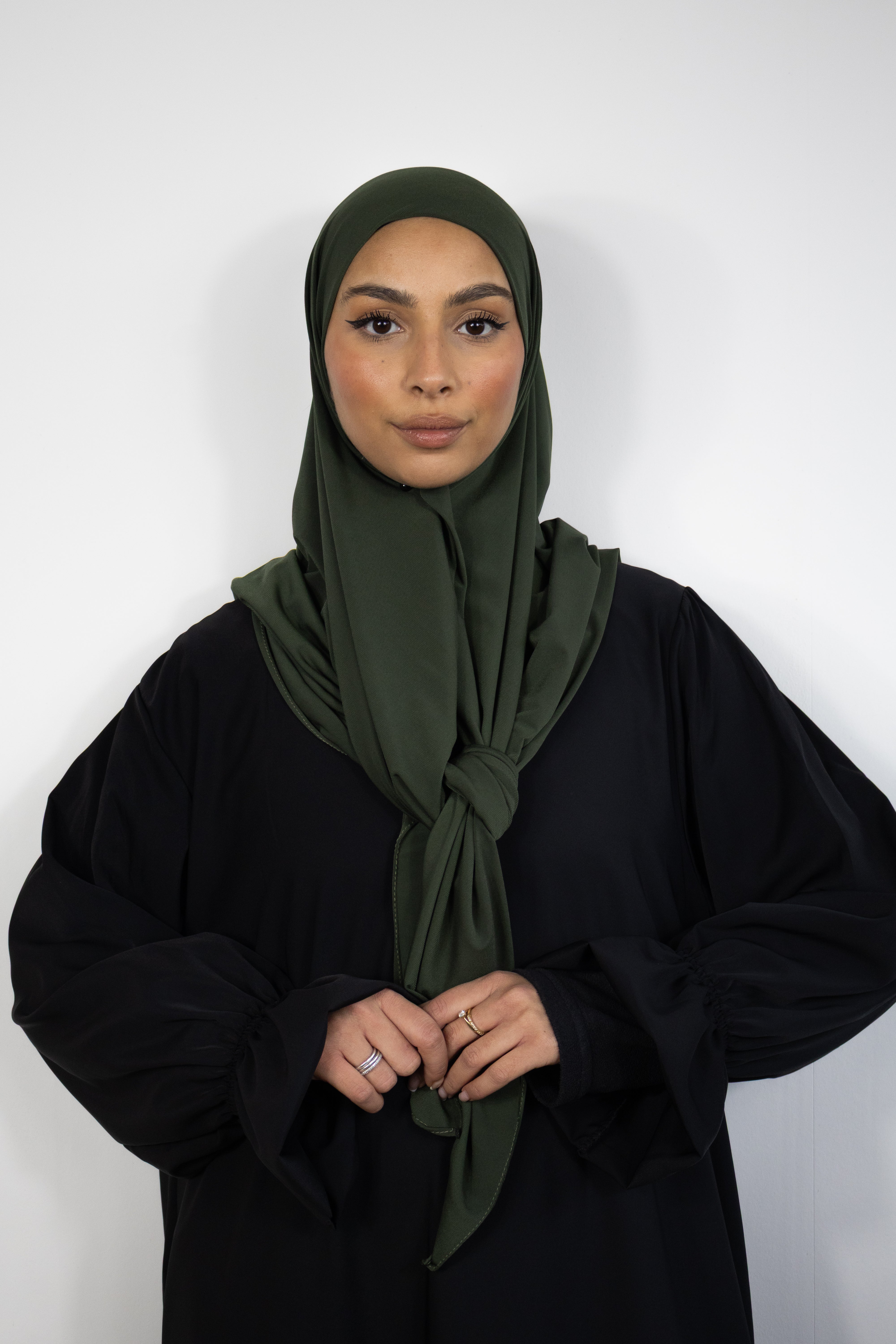 Hijab jersey premium 120x120cm - Army