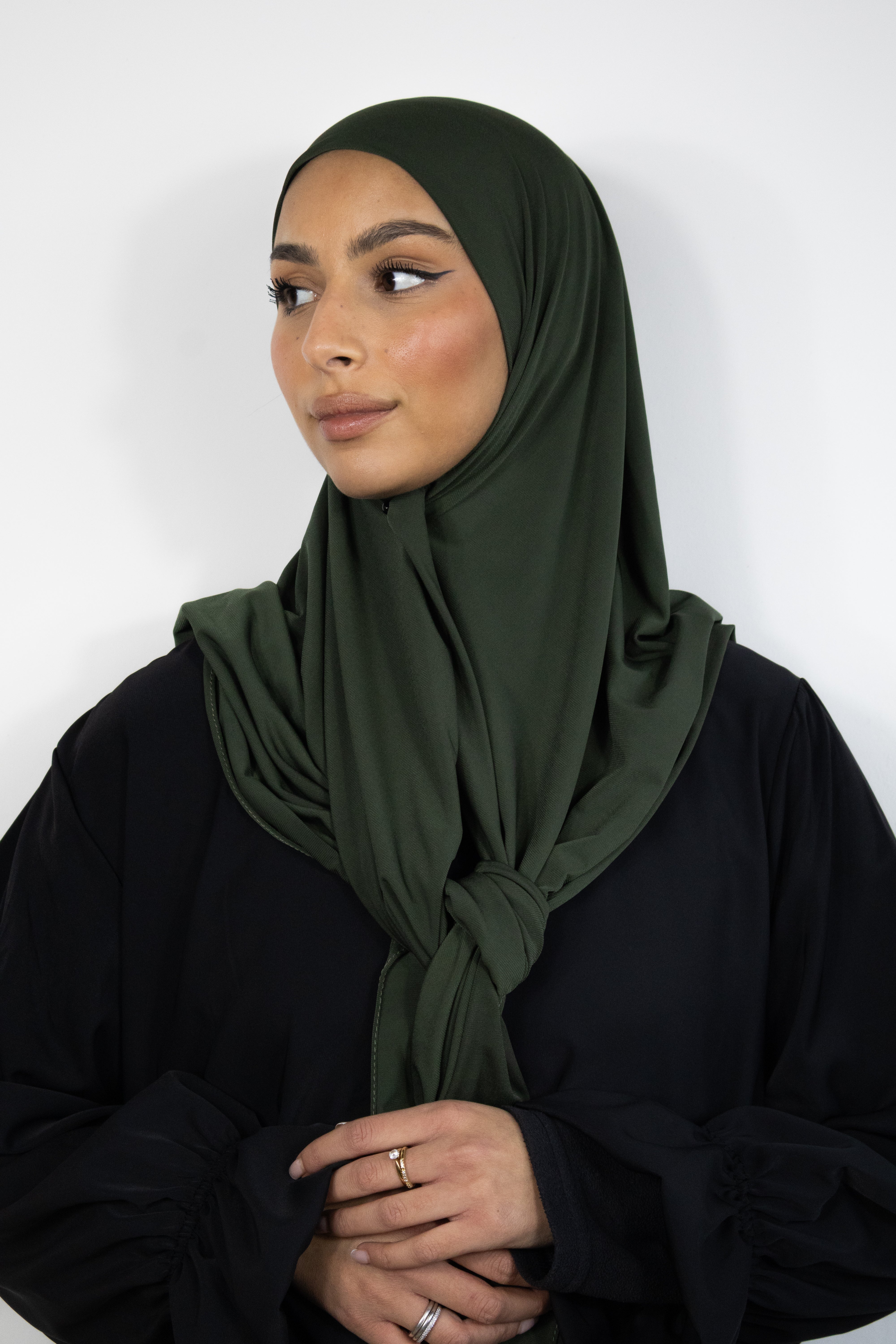 Hijab jersey premium 120x120cm - Army