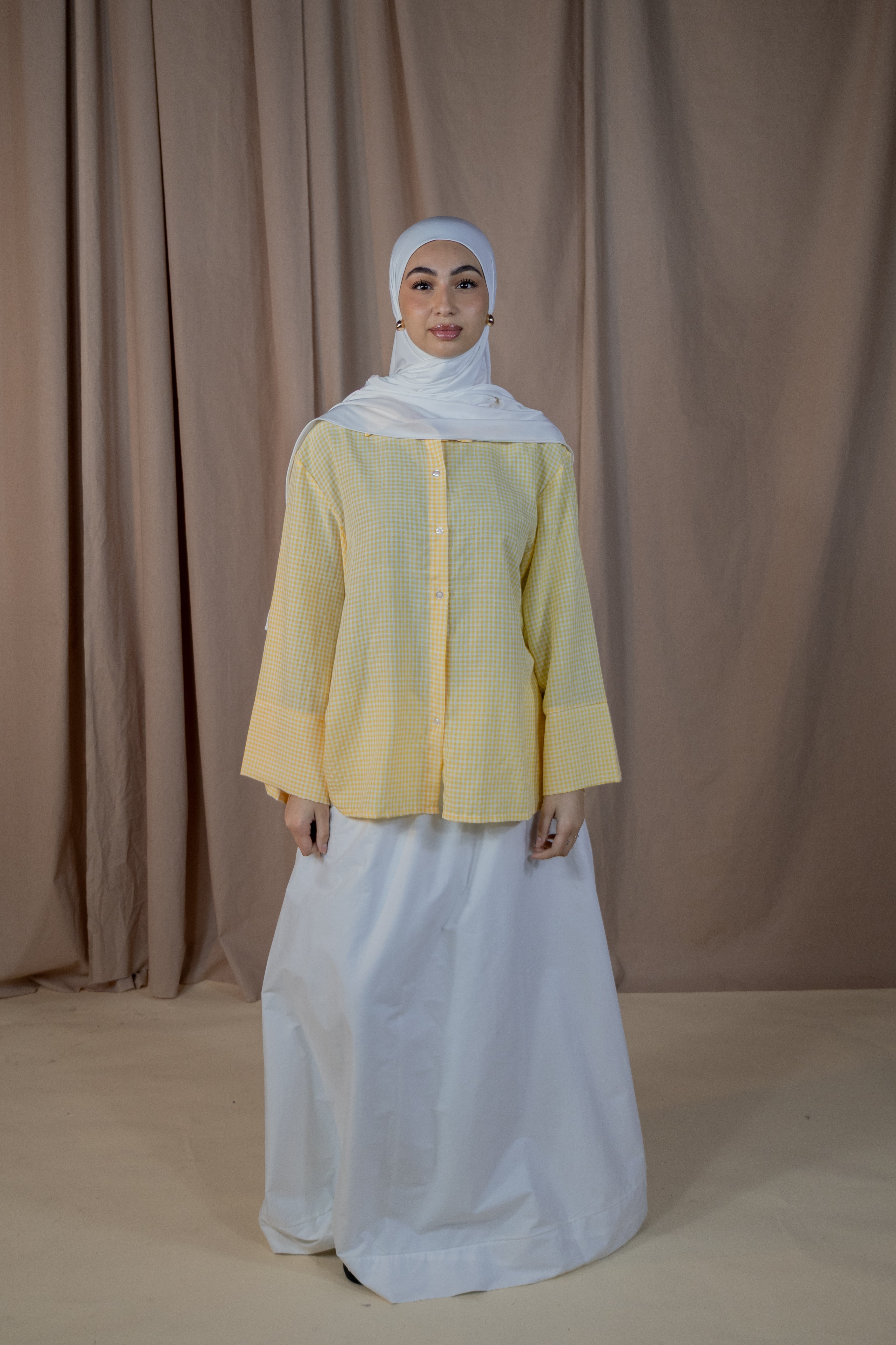 Chemise vichy - Jaune