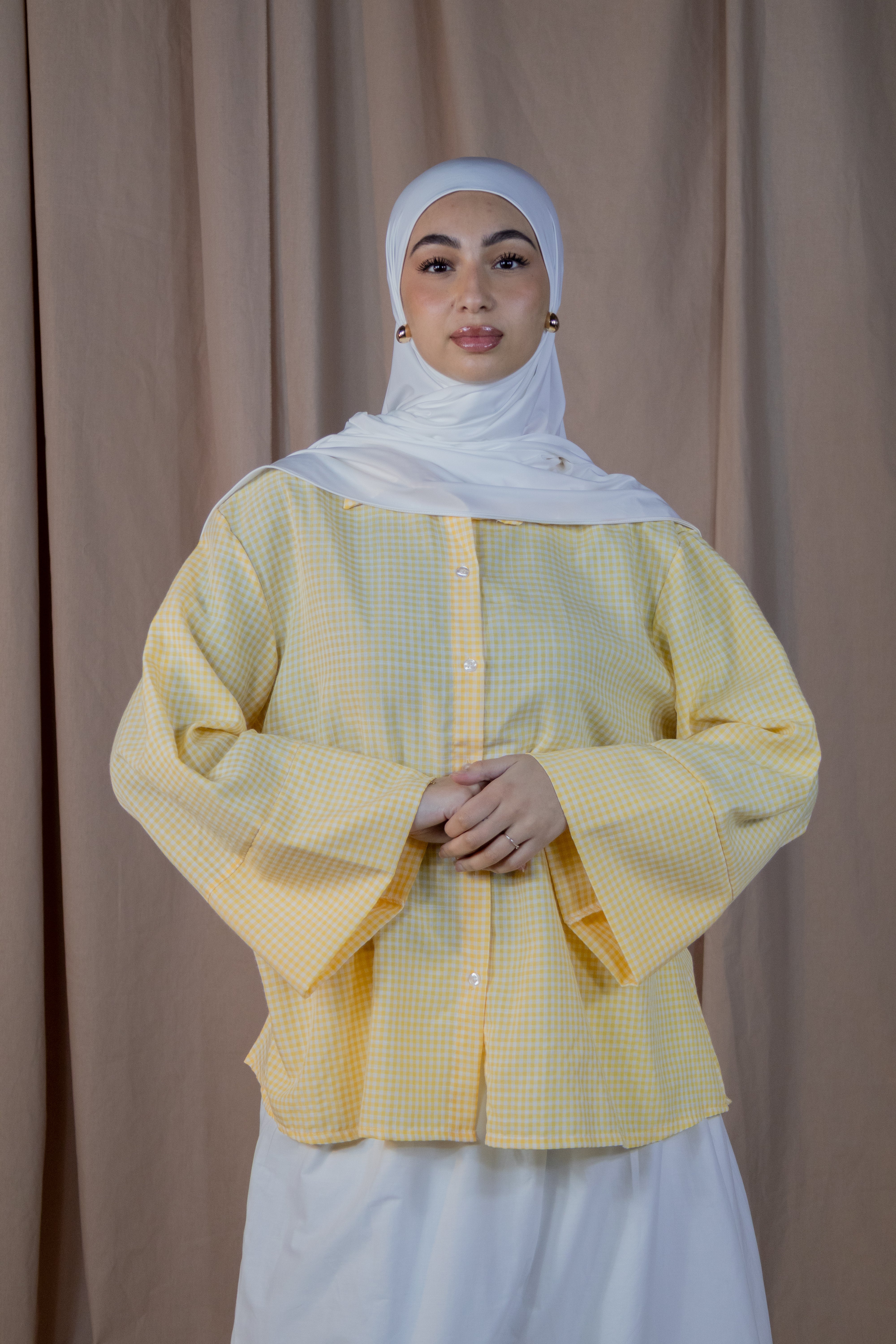 Chemise vichy - Jaune