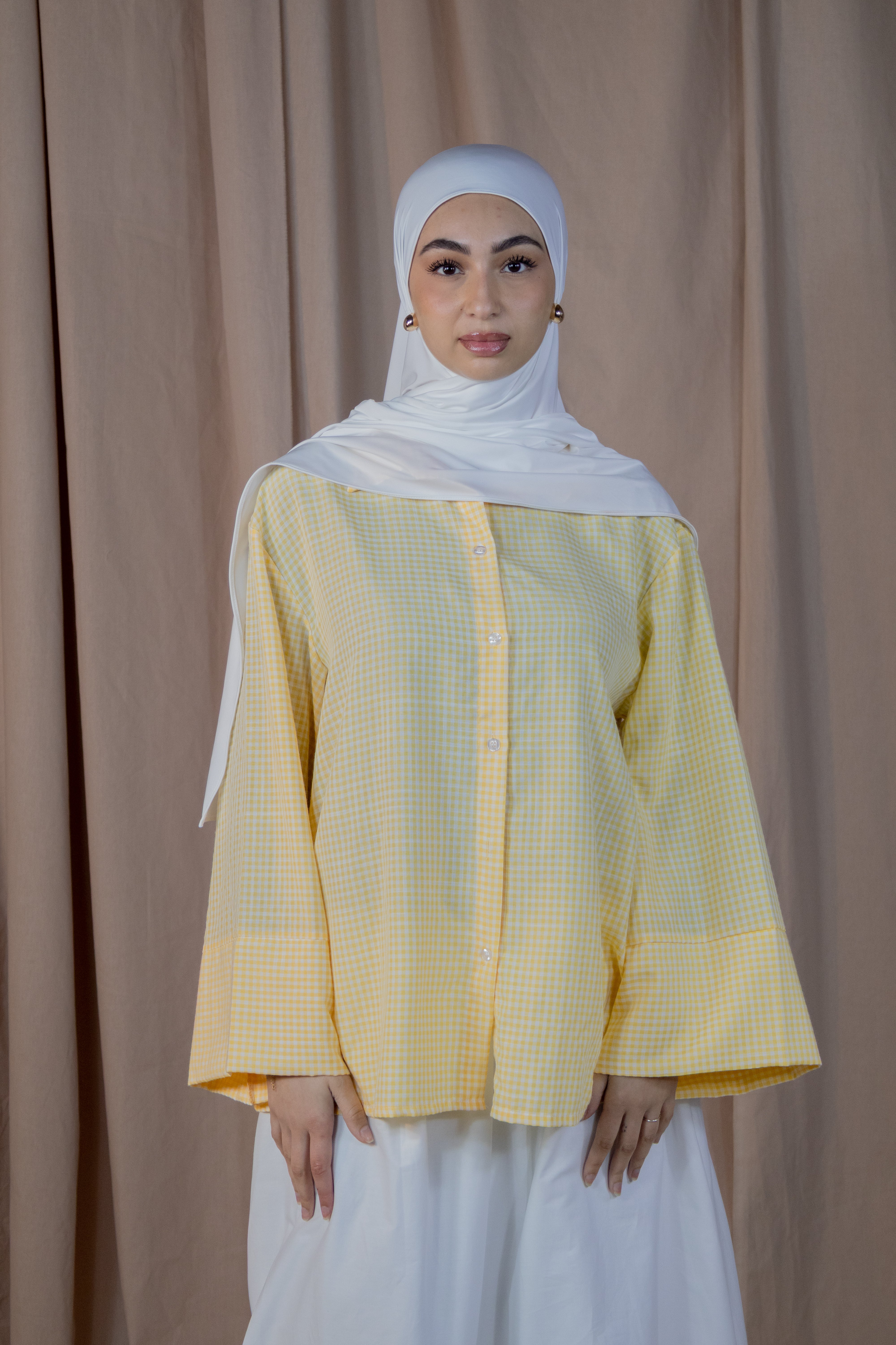 Chemise vichy - Jaune