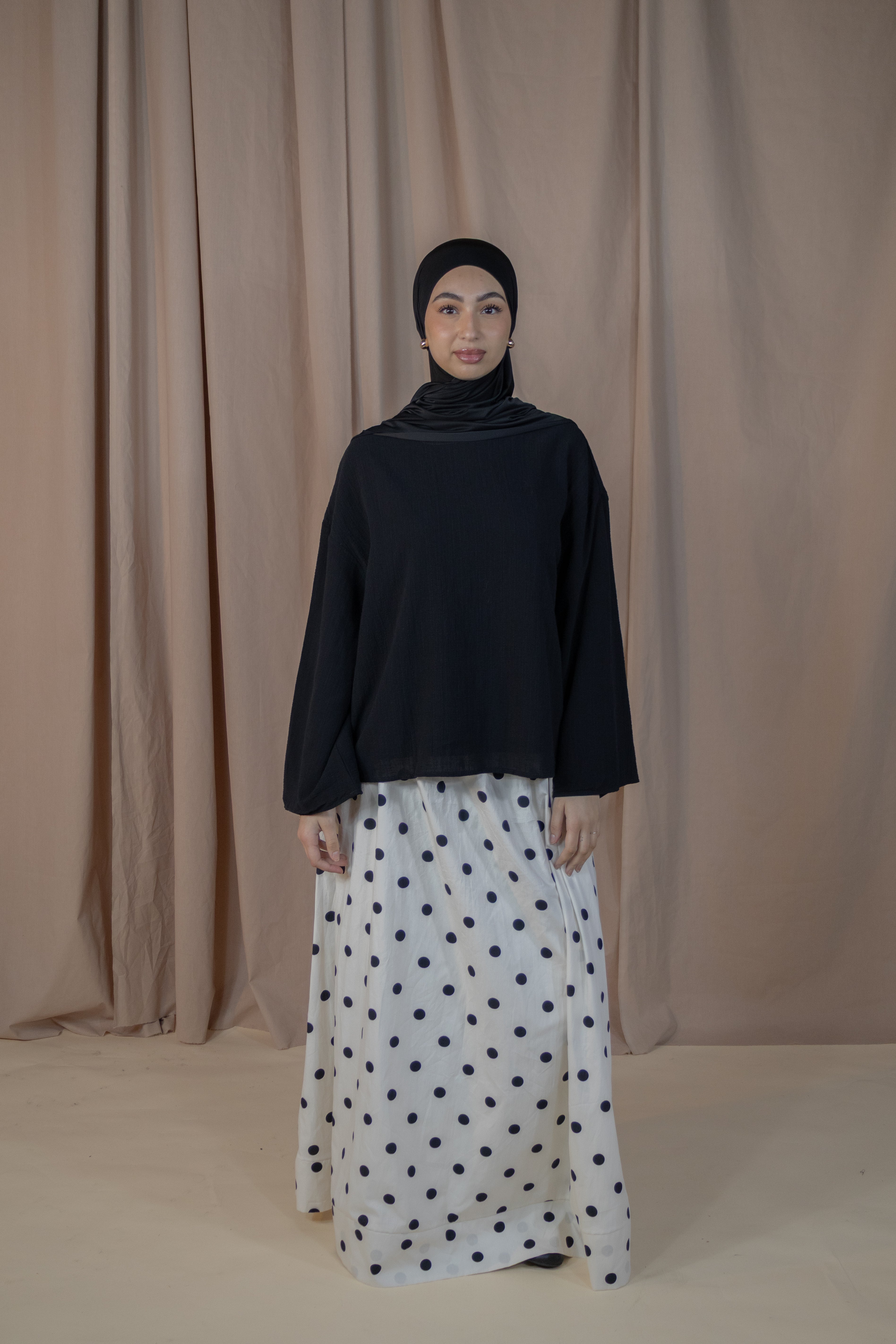 Haut texturé - Noir