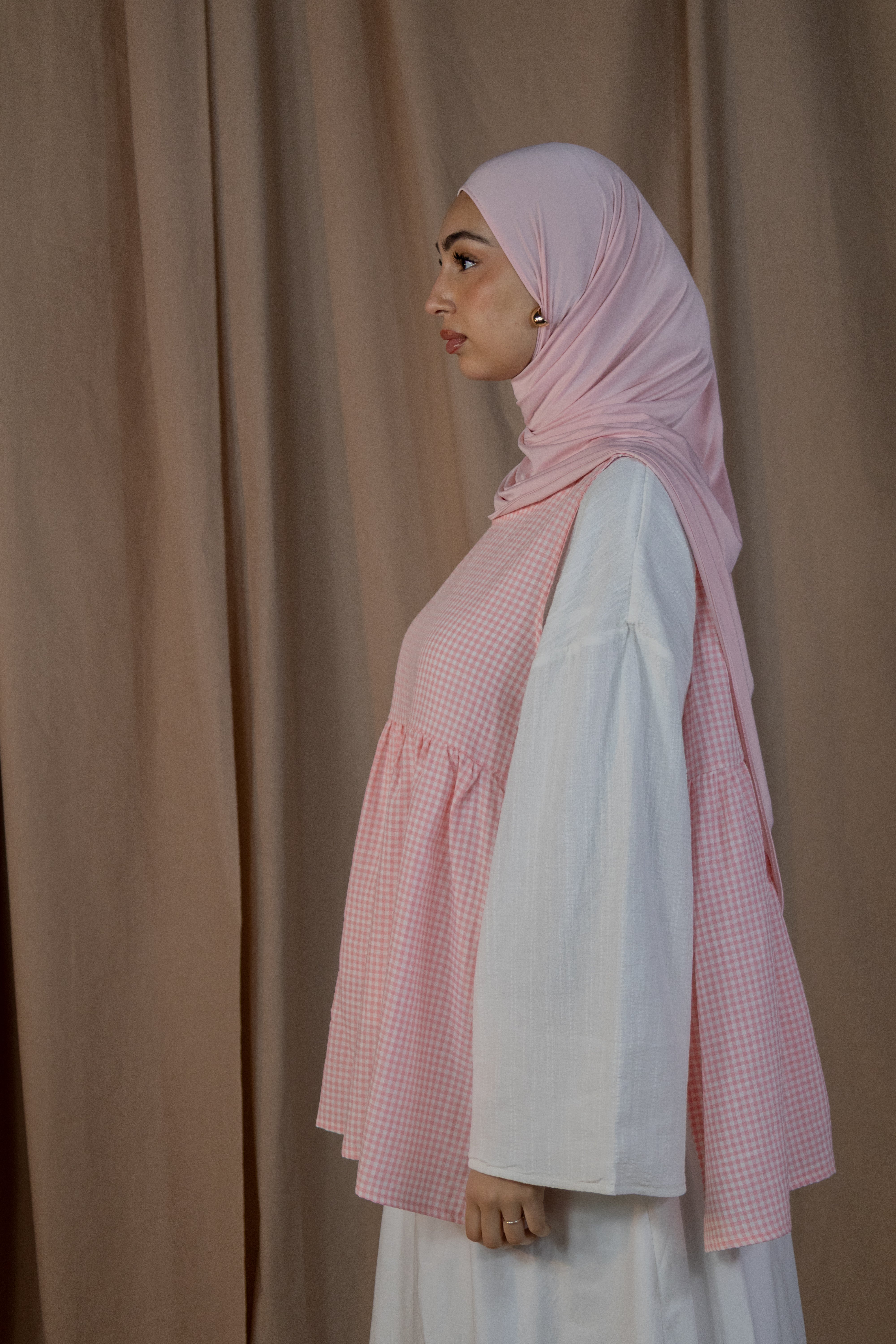 Haut sans manches vichy - Rose