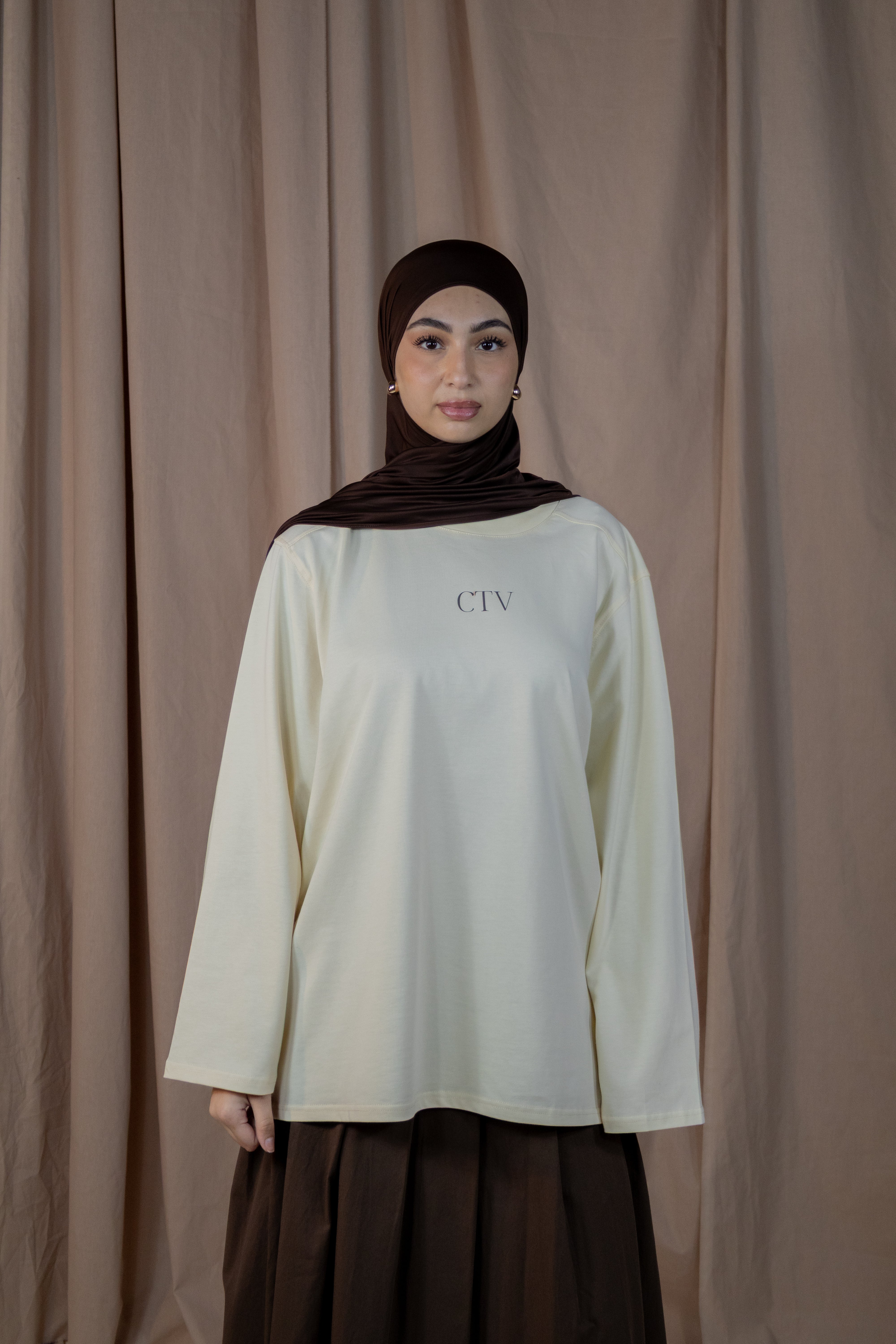 T-shirt CTV - Jaune beurre