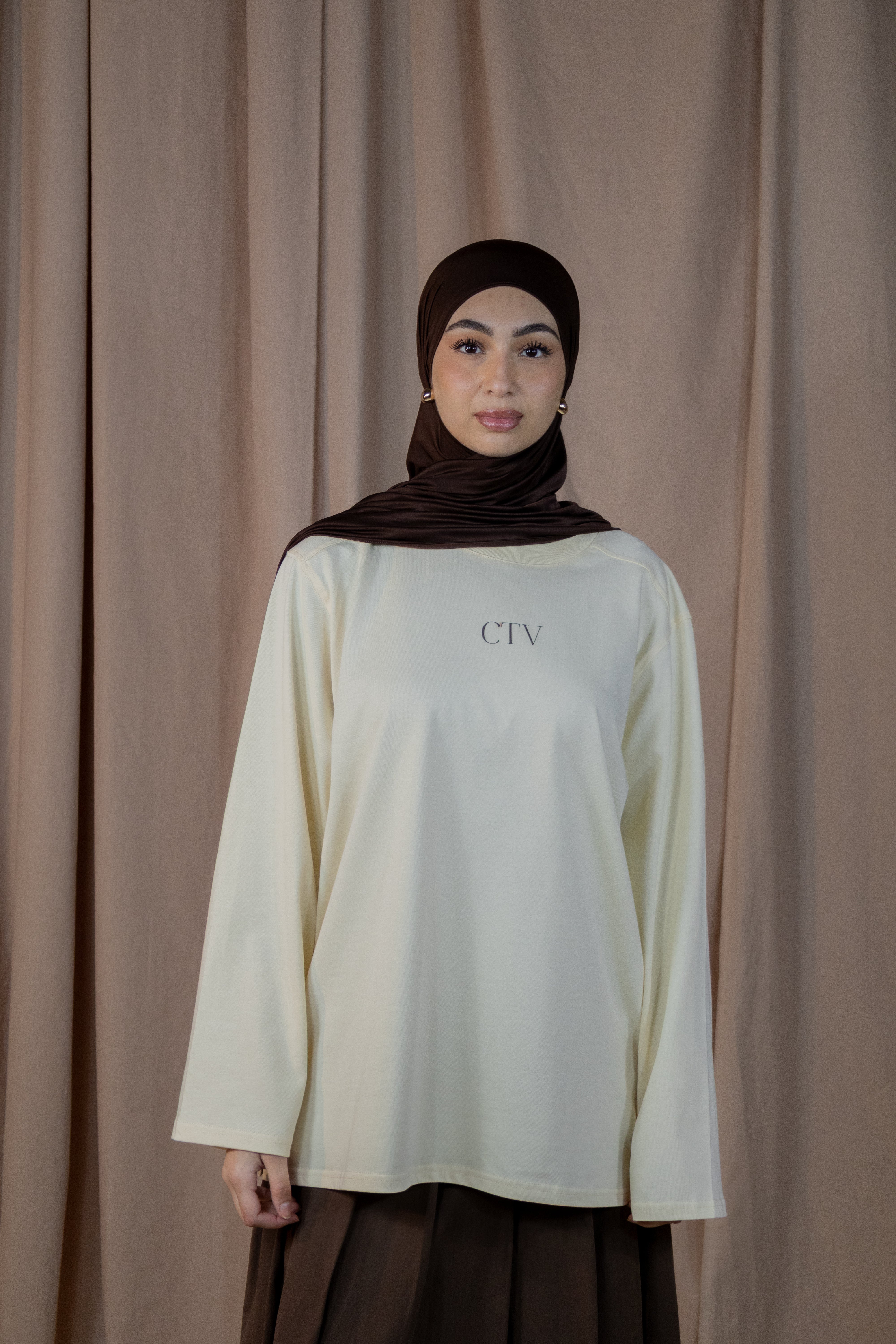 T-shirt CTV - Jaune beurre