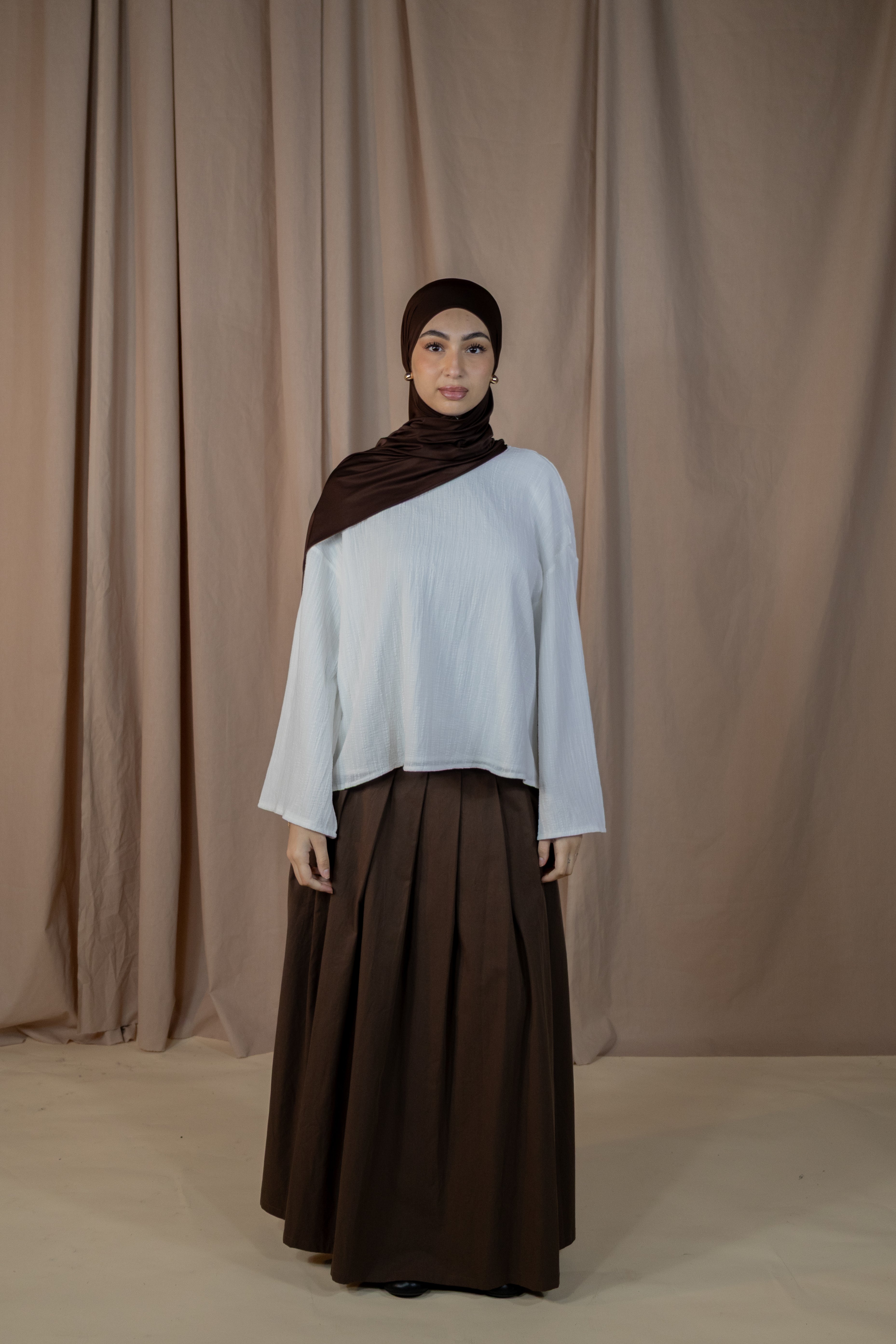 Haut texturé - Blanc